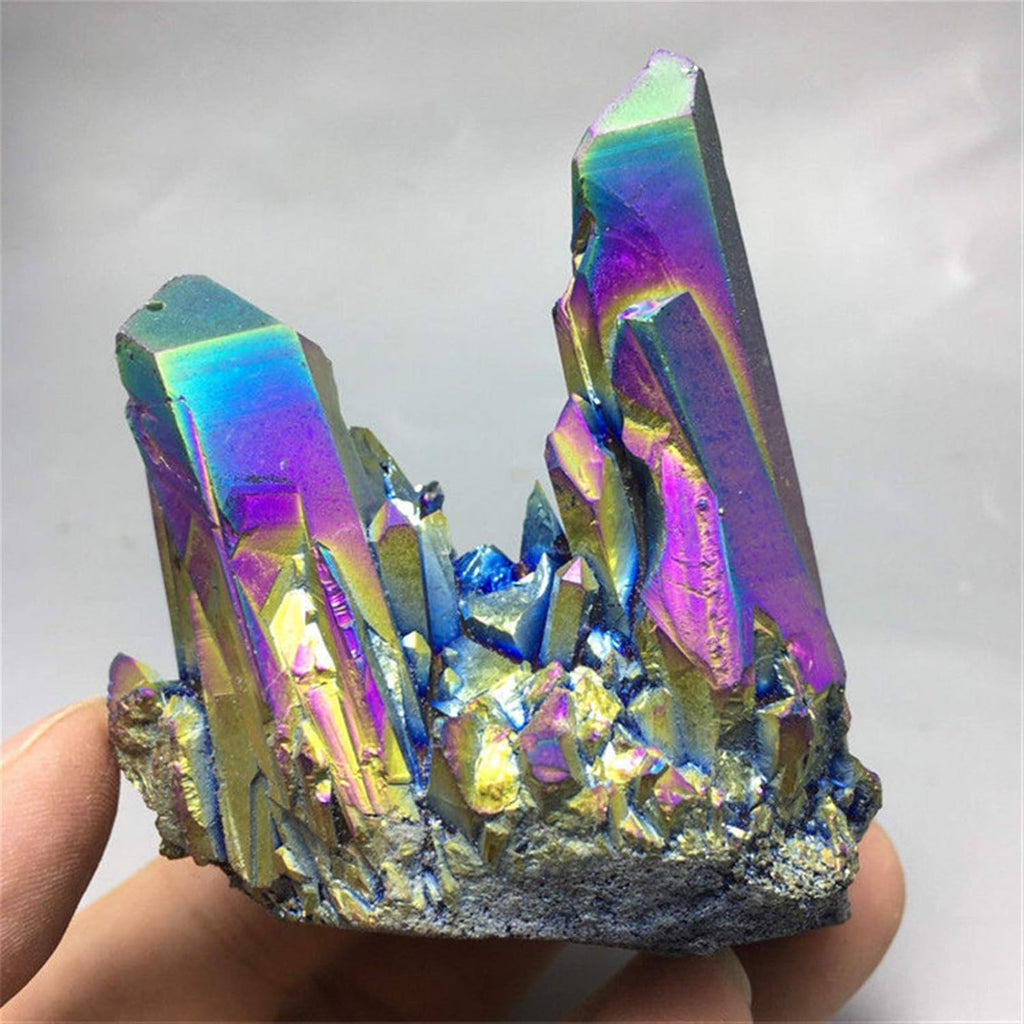 120 g Colour Aura Quartz Titanium Bismuth Silicon Vug Rainbow FZUGEDRLI