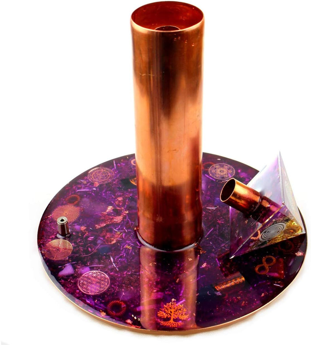 Orgonit Power HORS M Skalar Frequenzorgonit violett Cloudbuster I 100% echter Orgonit I Schutz gegen EMF, 5G, Haarp, Funkstrahlung I echte Orgonenergie für mehr Harmonie