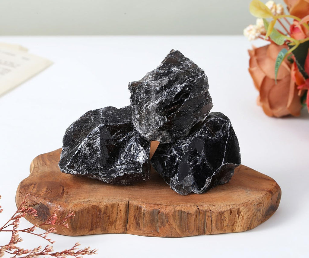 XIANNVXI Large Raw Stone Smoky Quartz Crystals Natural Stone Smoky Quartz Stone Real Natural Crystal Stones Reiki Premium Water Stone 4.5-5.5 cm, 1 Piece