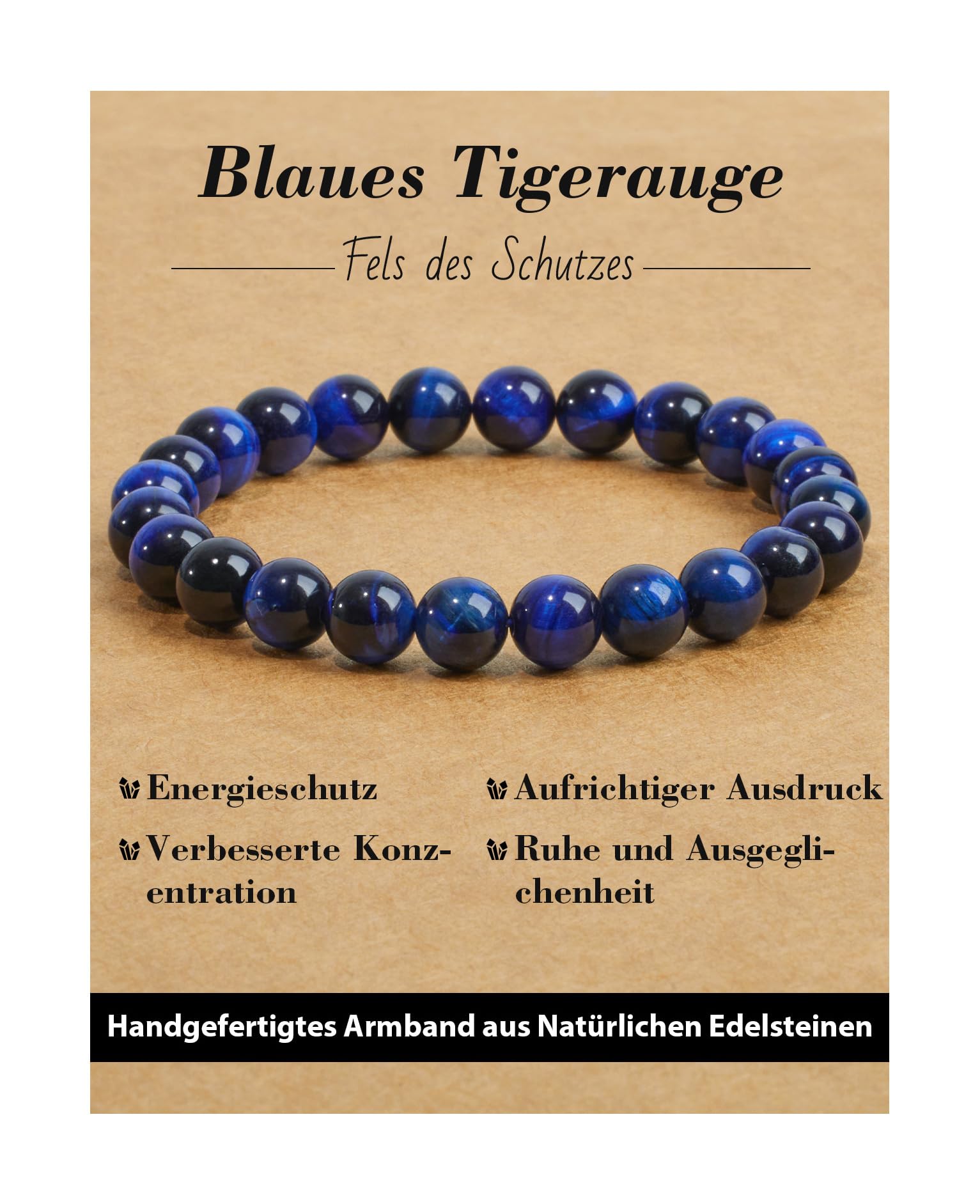 Handmade Genuine Natural Stone Beads Healing Stones Bracelet, Women's Men's Chakra Bead Bracelet, 8 mm Round Gemstone Yoga Bracelets, Includes Replacement Beads