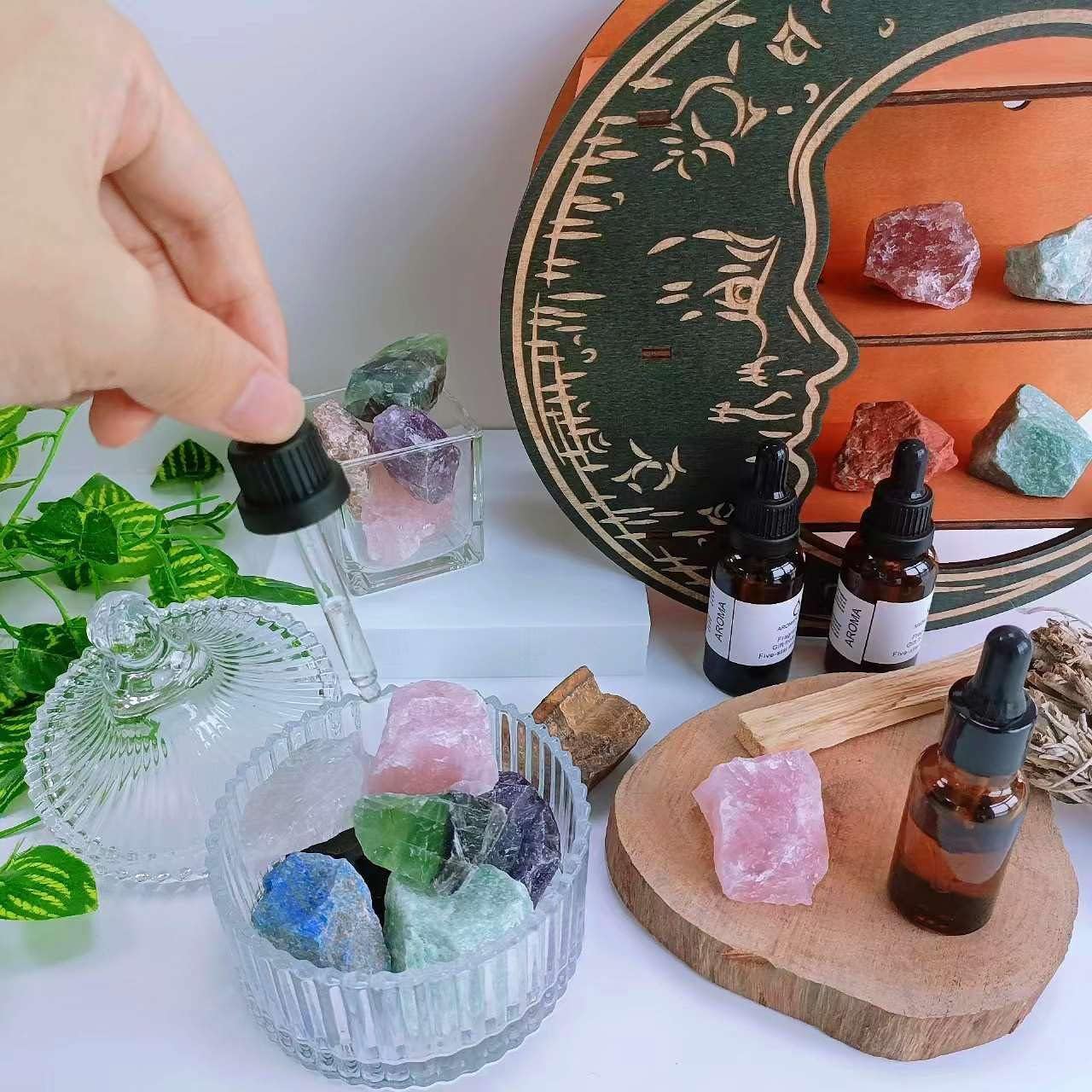 XIANNVXI Large Raw Stone Smoky Quartz Crystals Natural Stone Smoky Quartz Stone Real Natural Crystal Stones Reiki Premium Water Stone 4.5-5.5 cm, 1 Piece