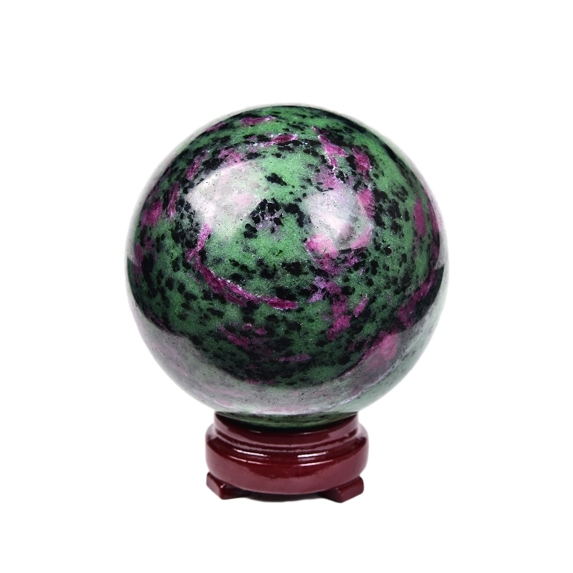 JIC Gem Large Crystal Ball with Stand Pietersite Crystal Ball Gemstone Decorative Ball for Home Decoration Altar Reiki Feng Shui Crystal Gift 80-90mm