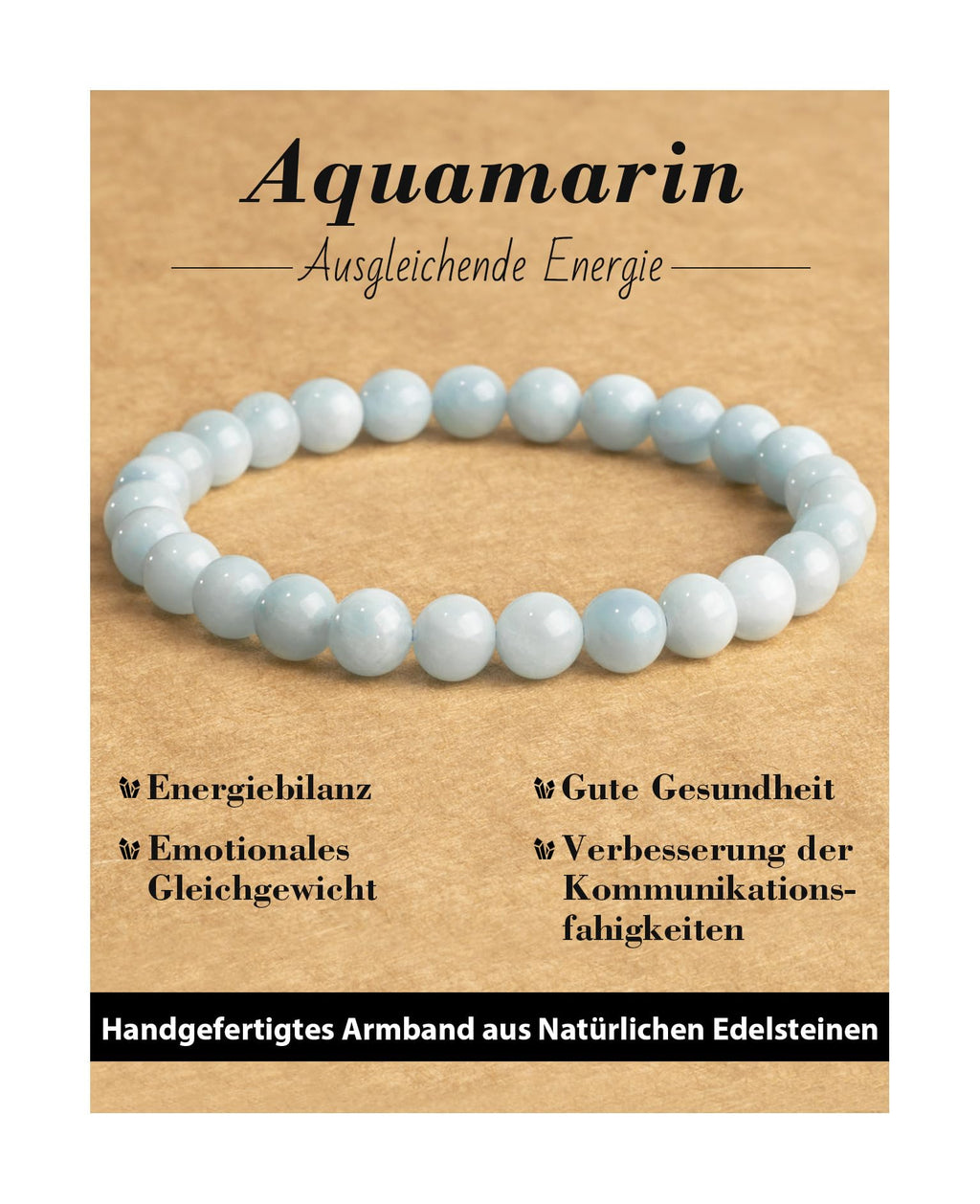 6 mm Healing Stone Bracelet for Men and Women, Real Natural Stone Beads, Lucky Bracelet, Friendship Bracelet, Individual Gift for Good Friends and Sisters