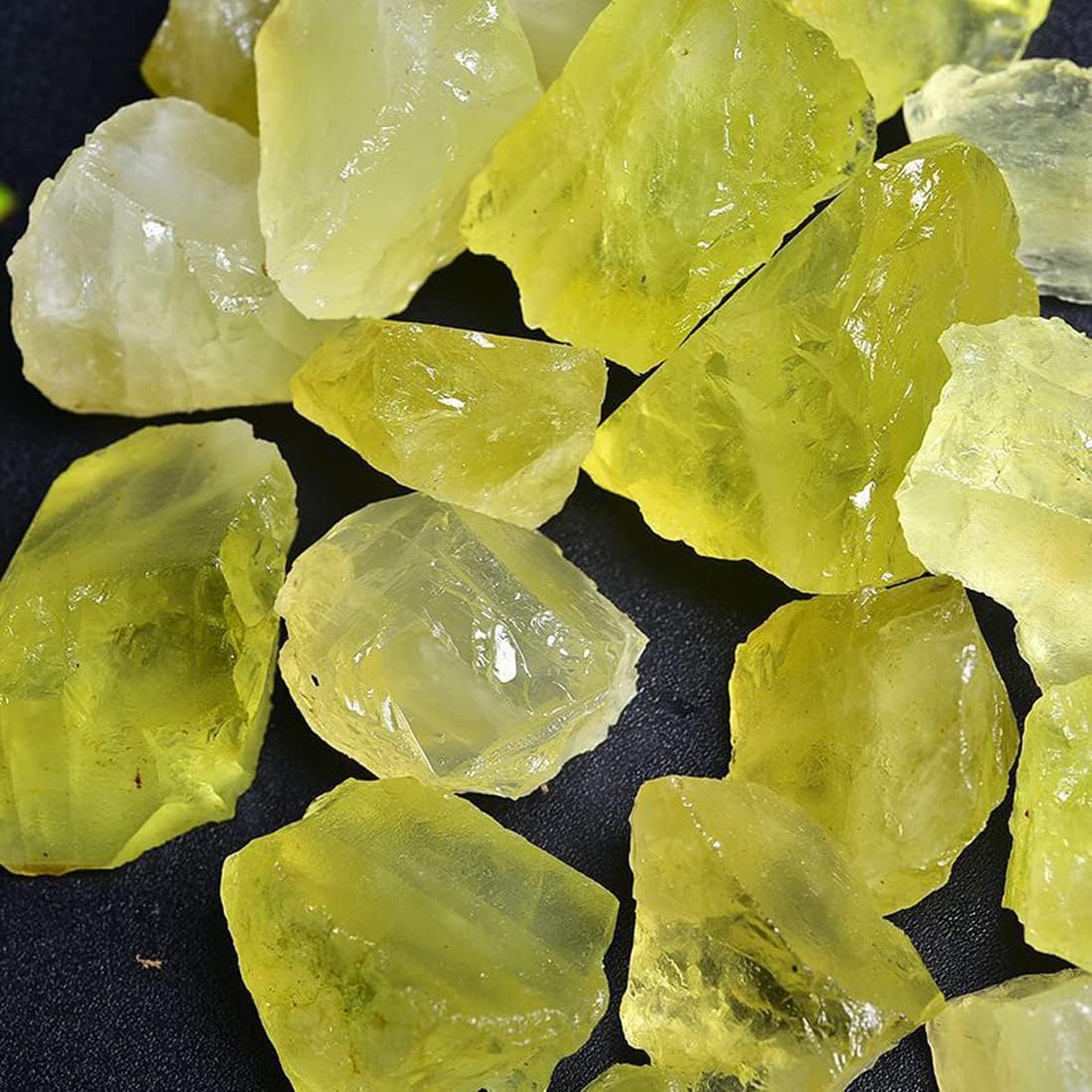 Citrine Raw Crystals, Large 1.25-2.0 Inch Healing Crystals, Natural Raw Stones, Crystal for Drumming, Cabbing, Fountain Rocks, Decoration, Polishing, Wire Wrapping, Wicca and Reiki