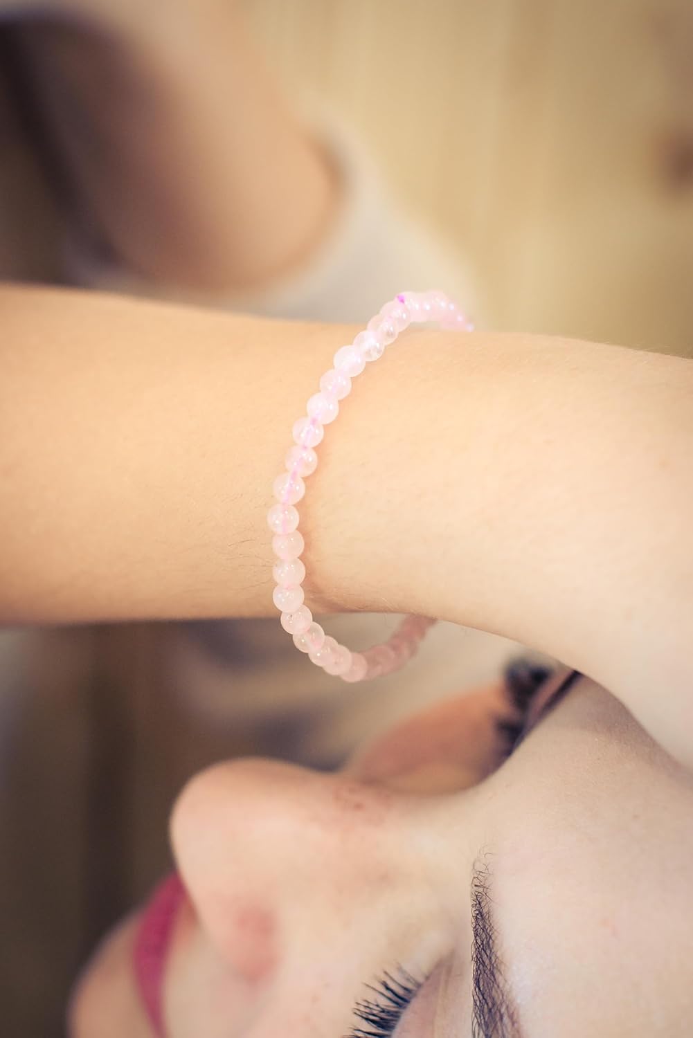 Lebensquelle Plus Mini Kugelarmband | 4-5mm | Hochwertiges Edelsteinarmband