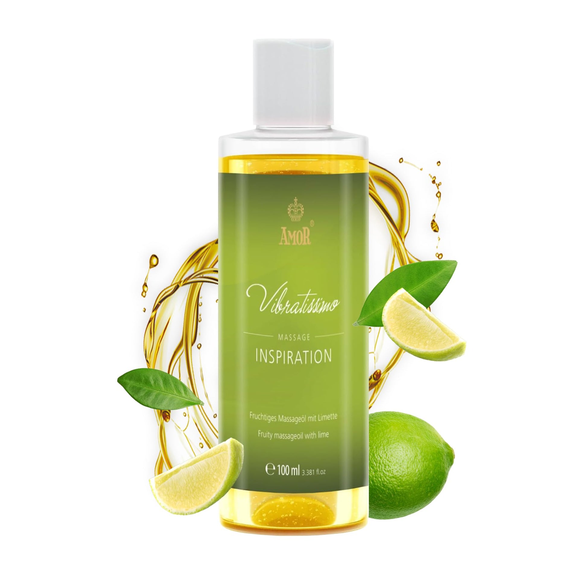 Vibratissimo Hot Moments 100 ml Massageöl - Aufheizendes Massageerlebnis - Stimulierende Massageöle, Entspannung für Paare & Gleitöl, Liebesöl