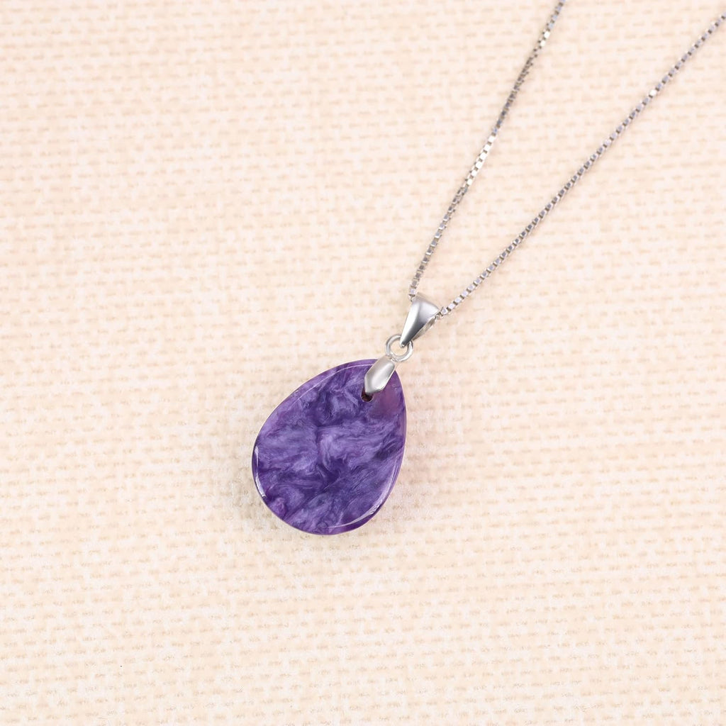 Coai Women's 925 Necklace with Angel’s Teardrops Pendant