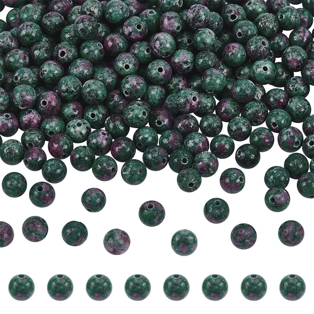 NBEADS Gemstone Beads Kunzite Beads Grade AB Round Natural Beads for Jewellery Making 1 Strand of 49 Pieces 8 mm