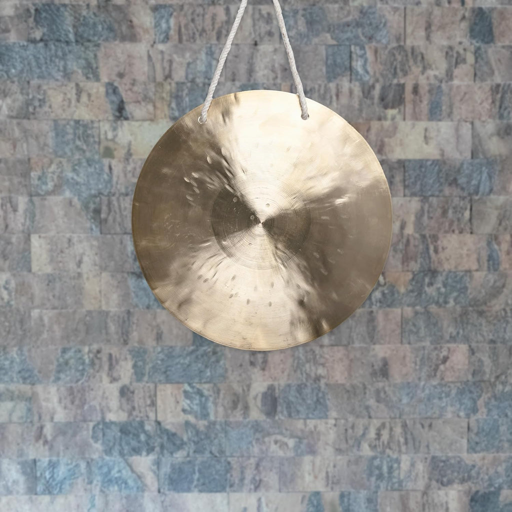 Original Feng Gong, Wind Gong aus China 20 cm,inkl. Holz-/ Baumwollklöppel -7015-