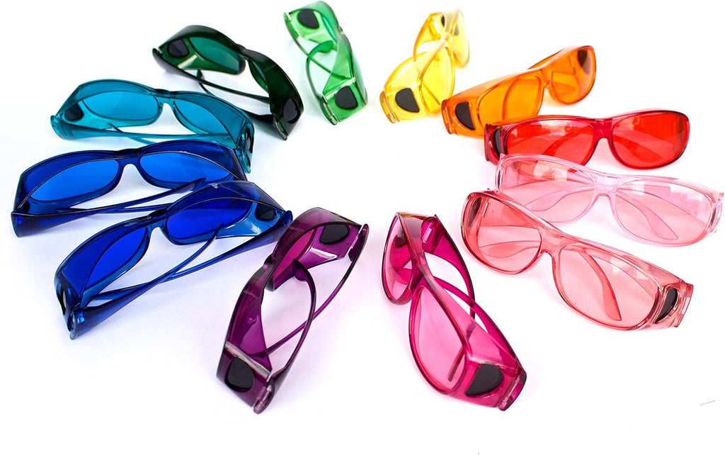 Colour Therapy Glasses Set of 12 Colour Therapy Glasses