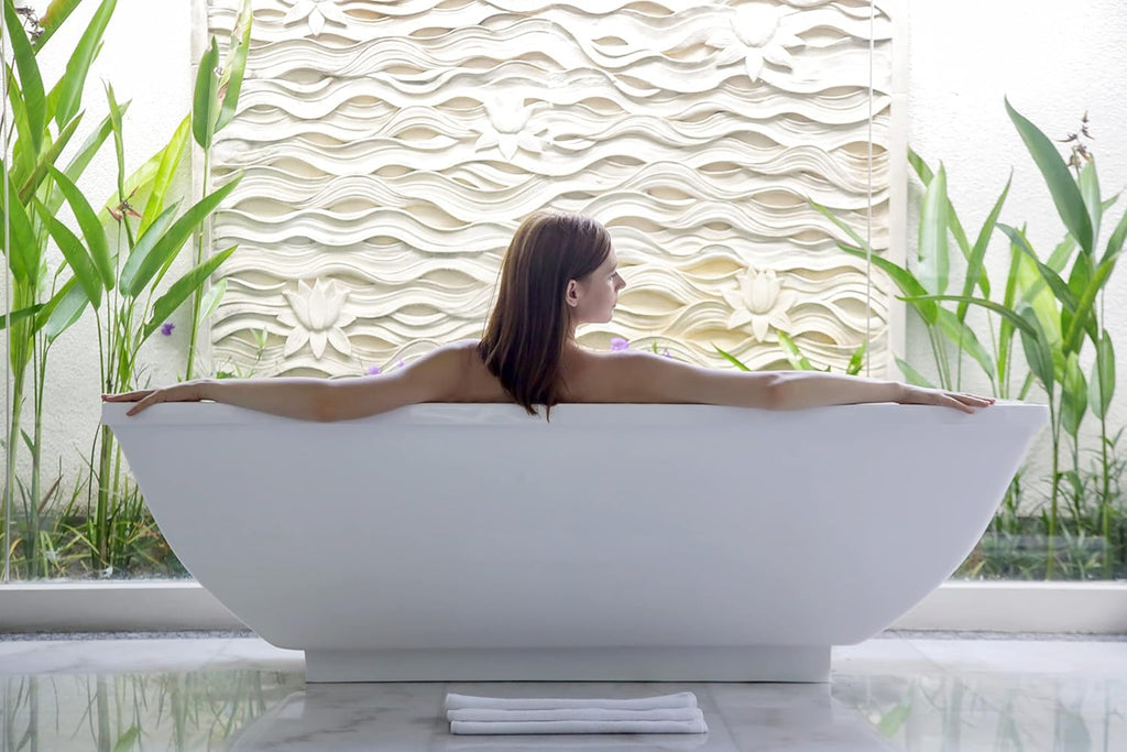 GREENDOOR Badepralinen Geschenk-Set Cremebad 100g, natürliche Badezusätze mit BIO Kakaobutter, handgefertigte Naturkosmetik, Natur Badezusatz, Manufaktur Geschenke