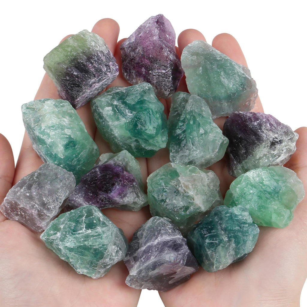 QINJIEJIE Grün Aventurin Rohsteine Premium Kristalle Edelsteine Grün Aventurin Stein Heilsteine Natursteine 100% Raw Kristall Steine (200g)