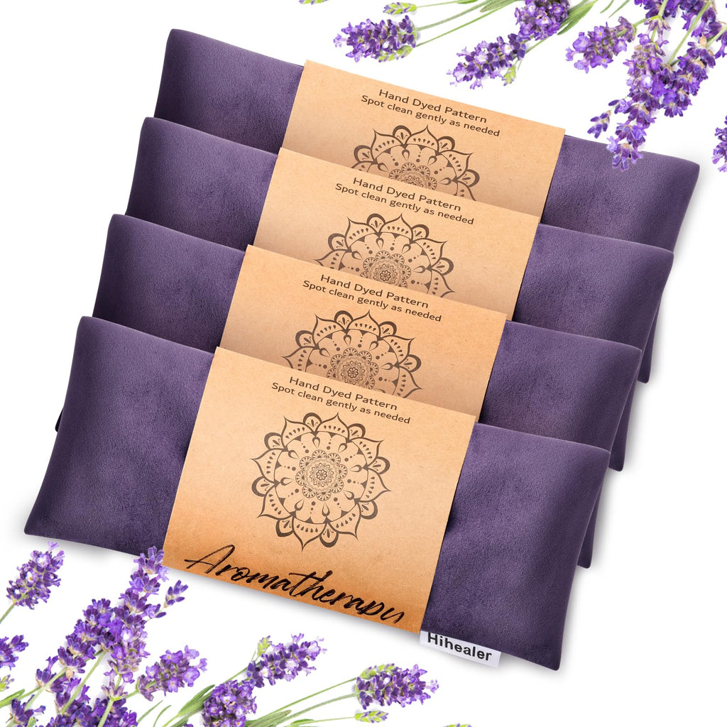 Hihealer 2er / 4er-Pack Augenmaske Gewichts-Augenmaske mit Lavendel-Aromatherapie für Schlaf, Yoga, Meditation und Selbstpflege, entspannende Accessoires Weihnachtsgeschenke für Frauen Mütter
