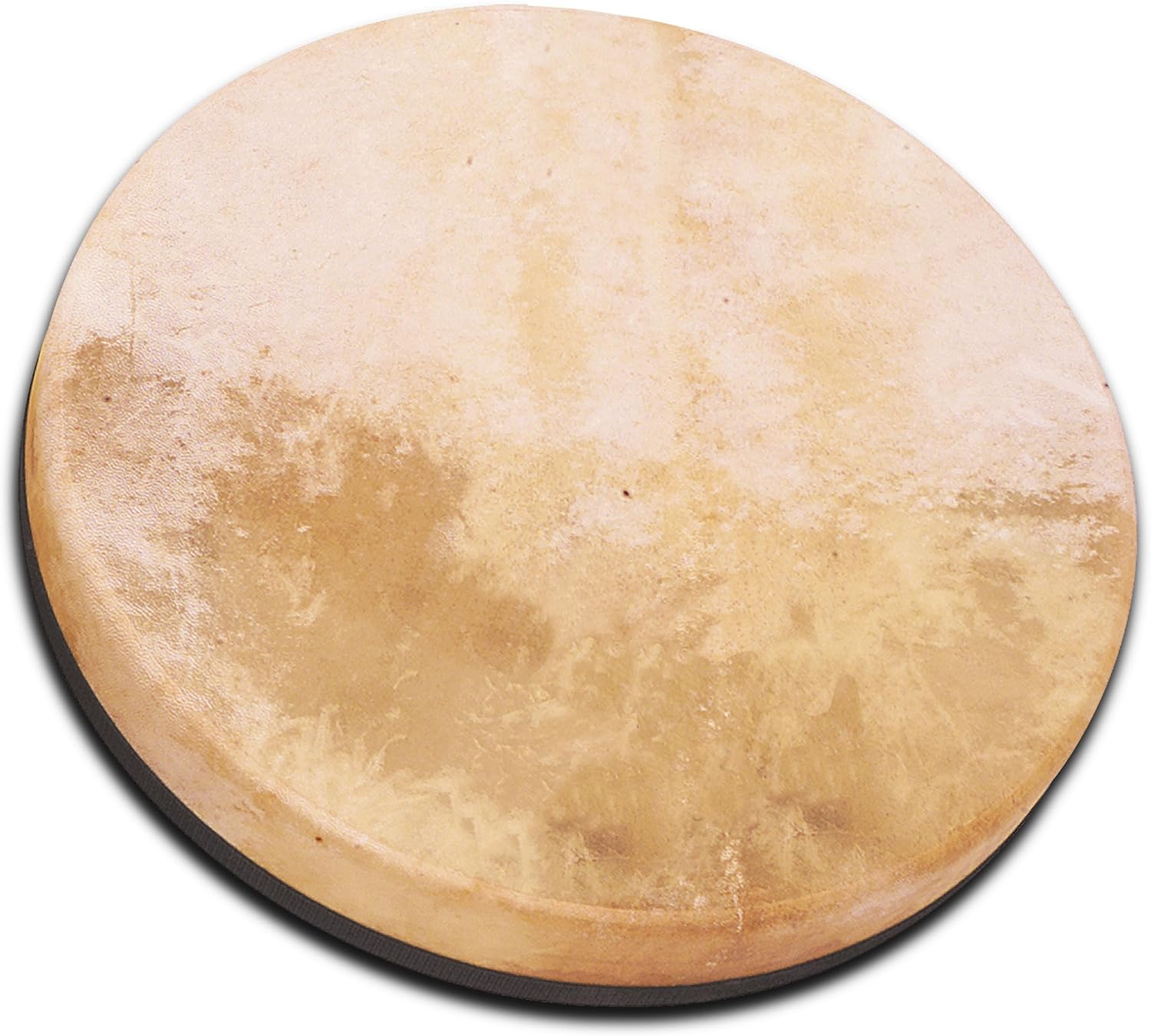 Schlagwerk RTS62 Rahmentrommel Frame Drum Natural -Handtrommel ohne Haltekreuz - ⌀ 60 cm / 24 Zoll / 8 cm hoch - Ziegenfell, stimmbar - Buchenholz - Schamanentrommel Made in Germany