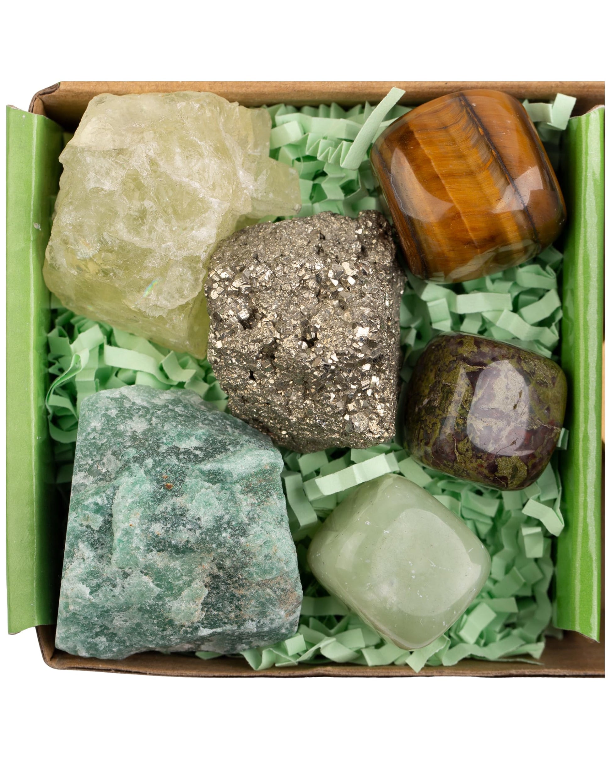 QianCannaor Crystals Healing Stones Set, Natural Minerals and Gemstones for Anxiety, Relaxation, Stress, Crystal Therapy, Meditation, Reiki, Healing Crystal Gift Set