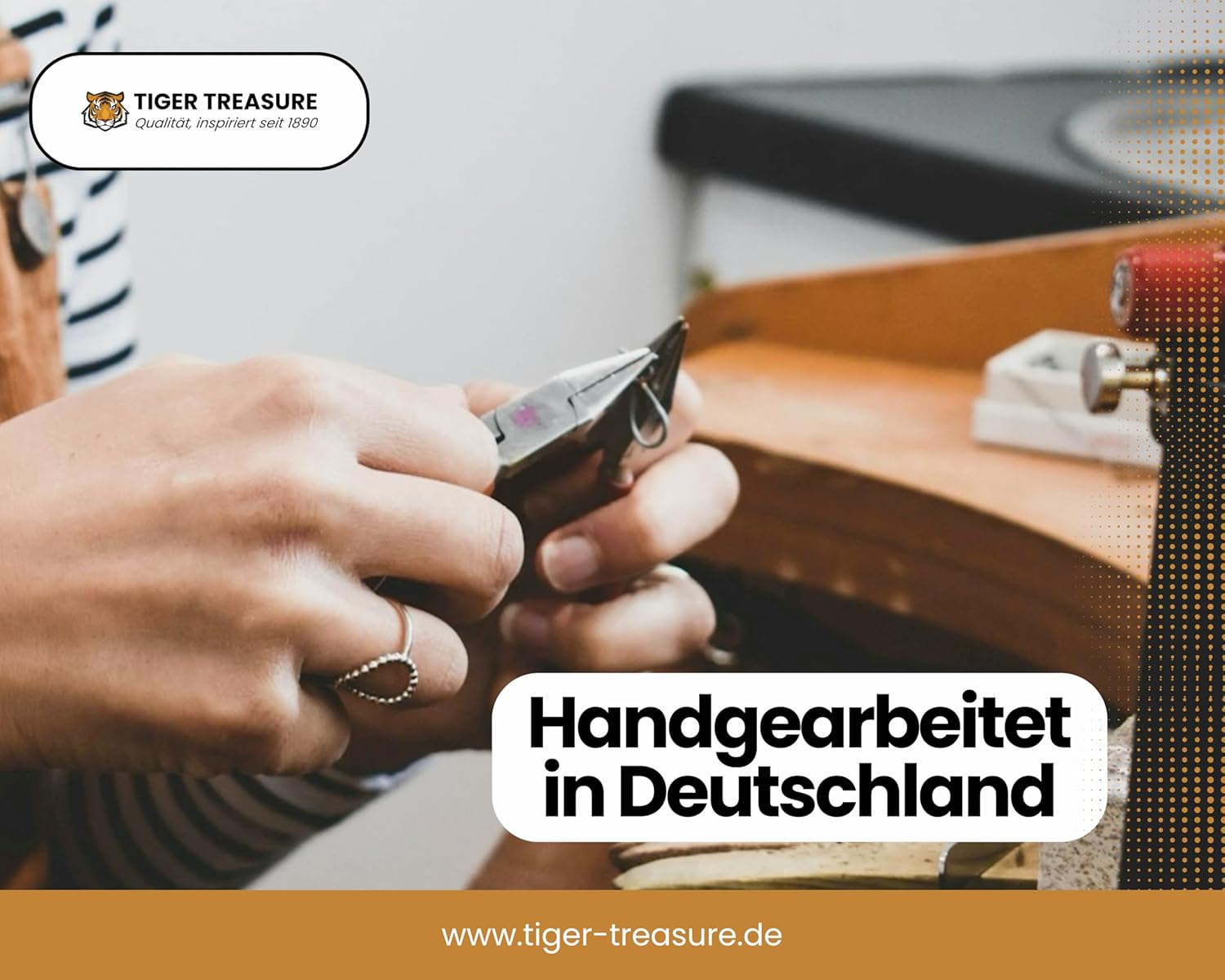 Handgefertigte Armband-Kollektion aus echten Edelsteinen und Hämatin, barockes Design