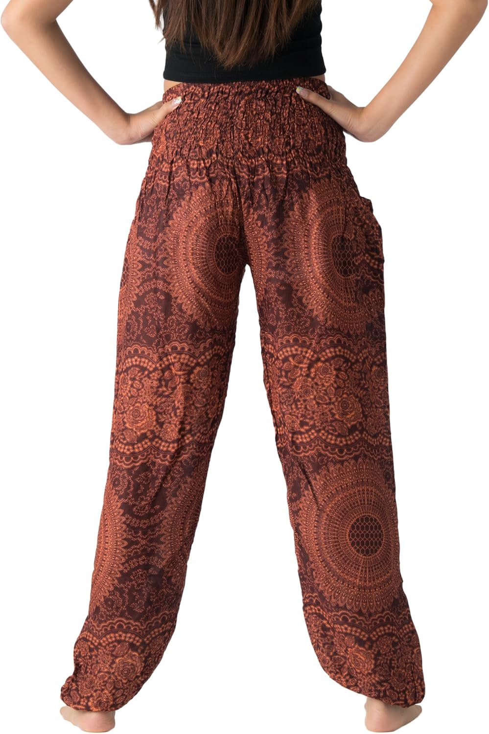 B BANGKOK PANTS Harem Pants Women Yoga Boho Clothes with Pockets