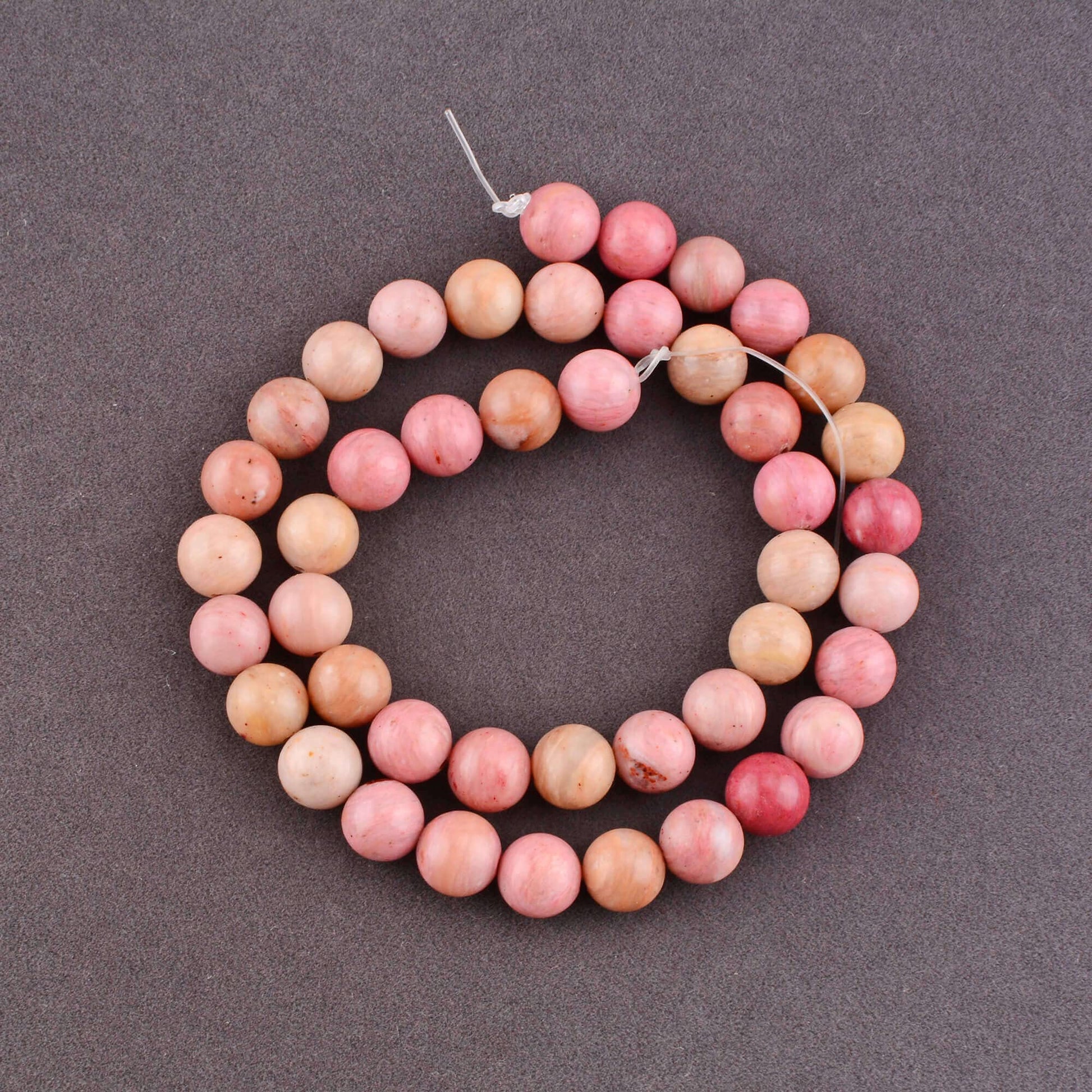 Natural Semi-Precious Stones Beads for Threading 38 cm String Round 4 6 8 10 12 mm