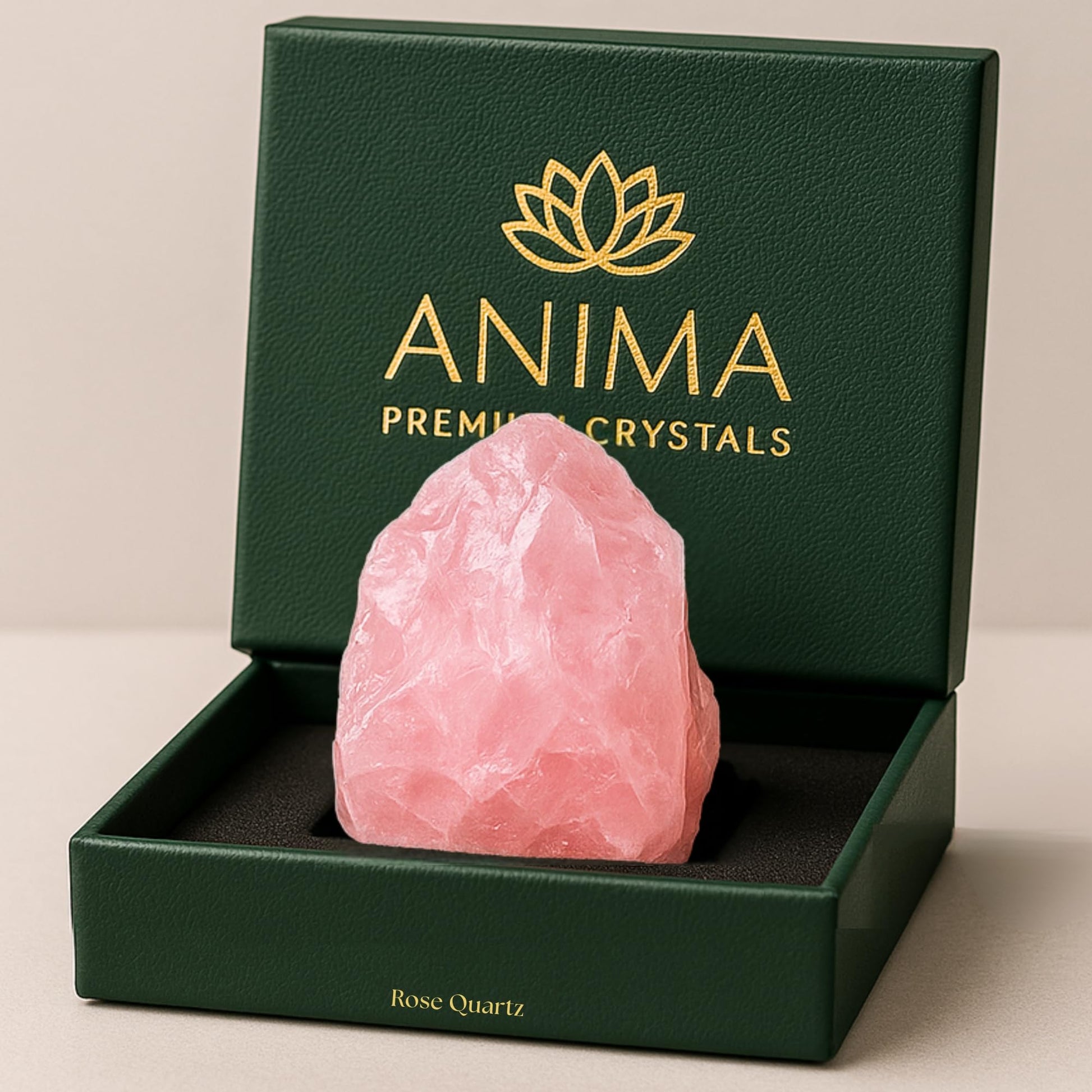 Anima Amethyst Crystal - Large 4-5 cm Deep Purple Natural Raw Amethyst Stone for Peace, Clarity, Sleep & Intuition - Ethically Derived, Presented in Elegant Gift Box