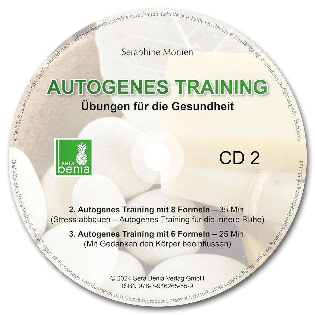 Autogenes Training | Übungen für die Gesundheit | 2 CDs | 3 Entspannungsübungen mit Entspannungsmusik {Tiefenentspannung, vegetatives Nervensystem beruhigen, Stressabbau, Konzentration steigern}