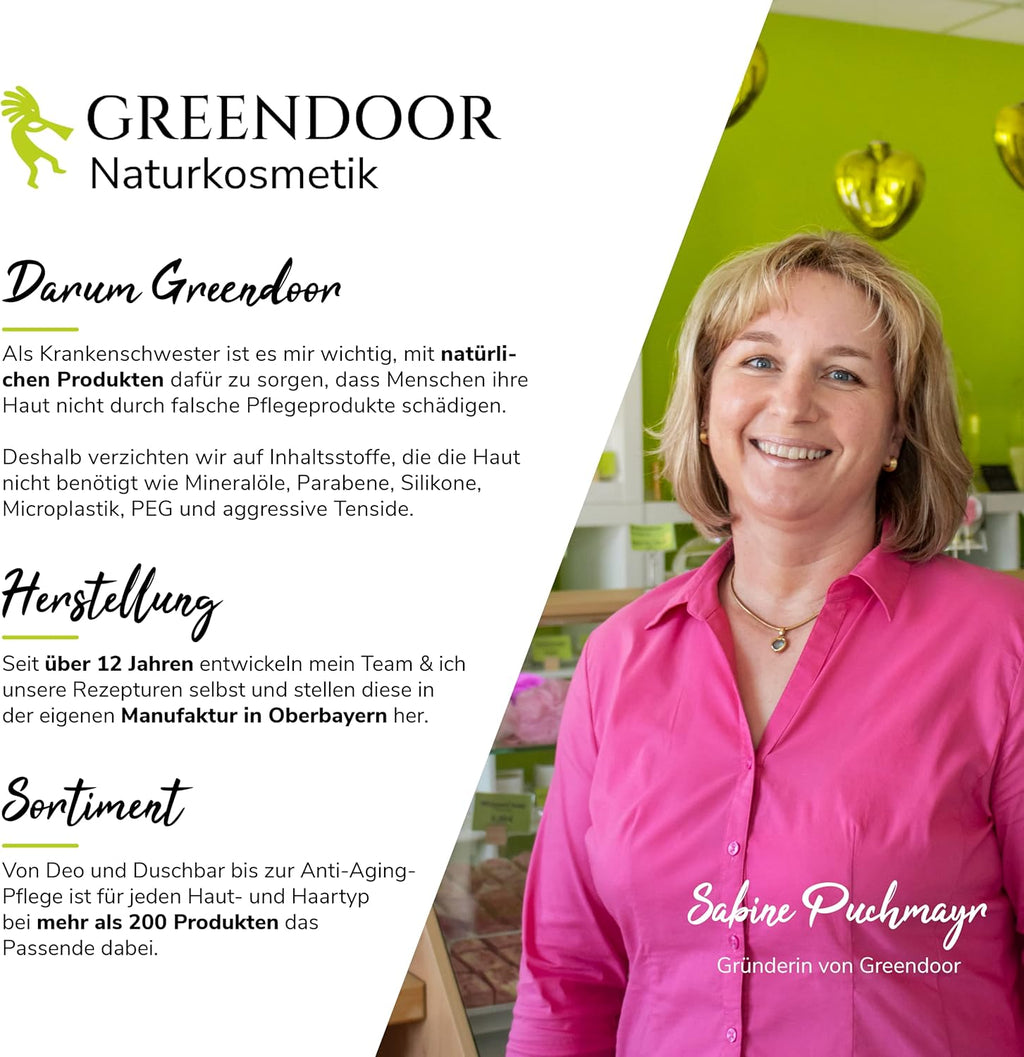 GREENDOOR Badepralinen Geschenk-Set Cremebad 100g, natürliche Badezusätze mit BIO Kakaobutter, handgefertigte Naturkosmetik, Natur Badezusatz, Manufaktur Geschenke