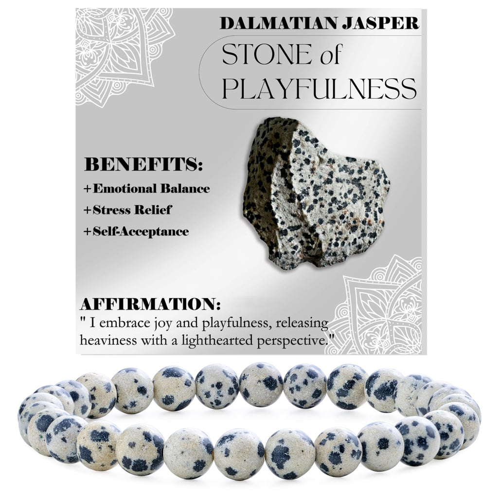 Bivei Pearl Bracelet for Women 6 mm Semi-Precious Stone Stretchy Elastic Jewellery Yoga Gifts