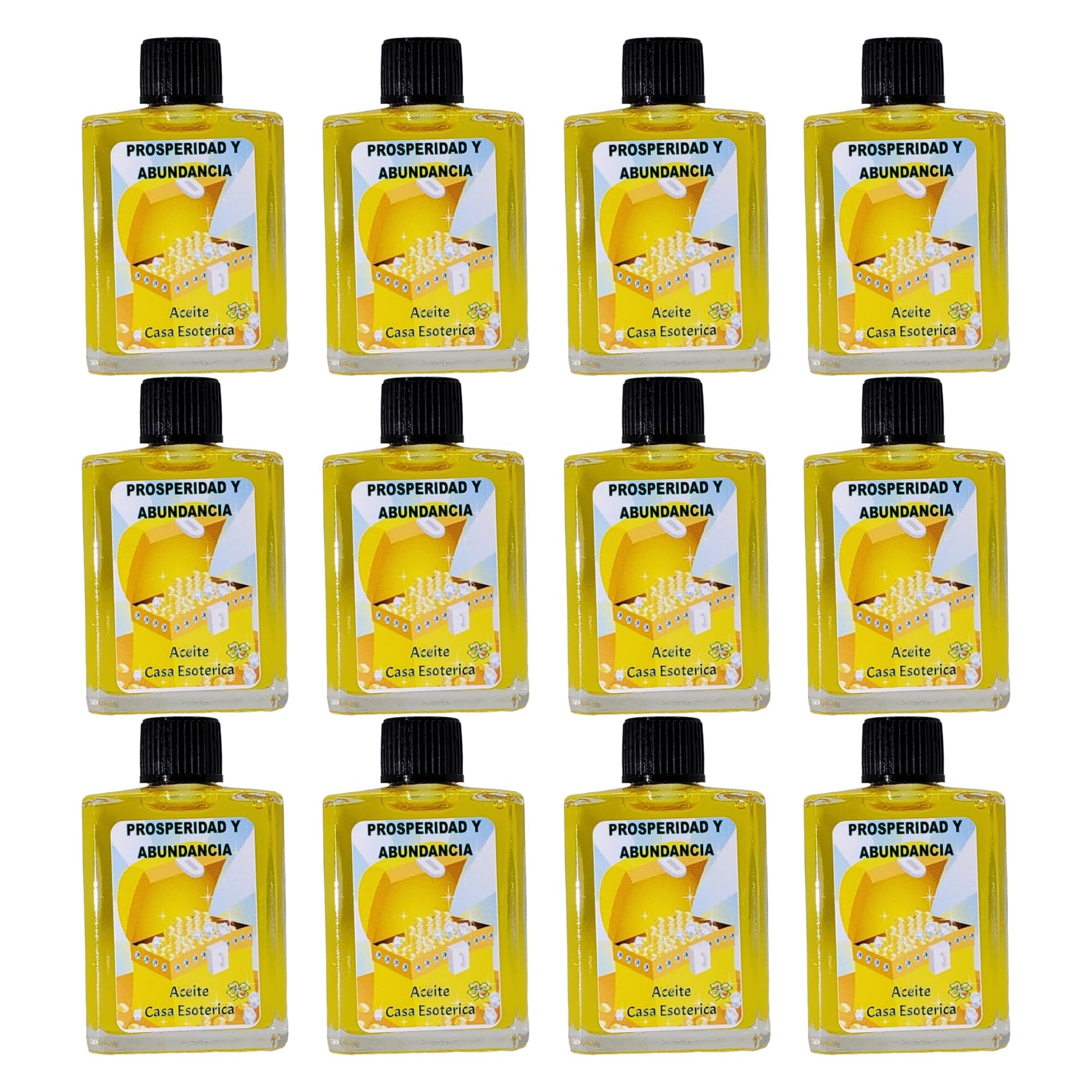 Prosperity & Abundance Oil (Prosperdida Y Abundancia Aceite) Spiritual Anointing Oil by CASA ESOTERICA MAGICK SPACE - Increase Wealth & Success - Attract Good Fortune into Your Life-0.5 FL OZ(1 Pack)