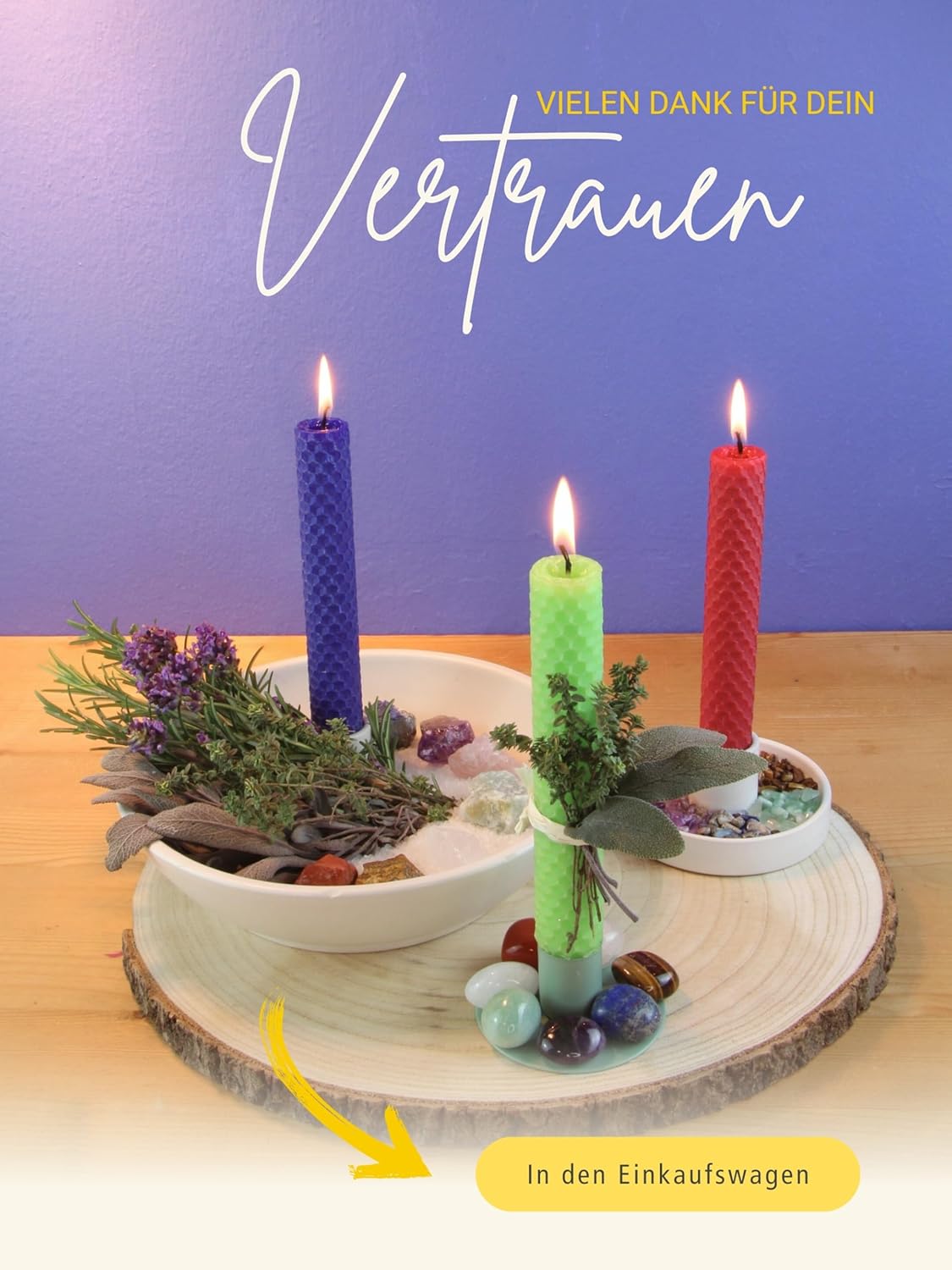 Chakra Candle Set, 7 Ritual Candles Made of Pure Beeswax, Hand Rolled from Germany, Hemp Wicks, Approx. 4 Hours Burning Time, Taper Candles in Chakra Colours for Meditation and Yoga