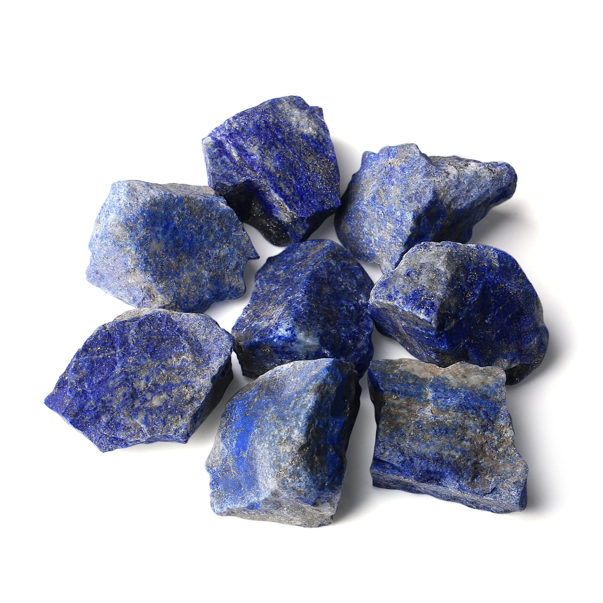 QINJIEJIE 100% Großes Amethyst Rohsteine Premium Wassersteine Kristalle Steine 4 Stück Natursteine Heilsteine set 4.5–5 cm