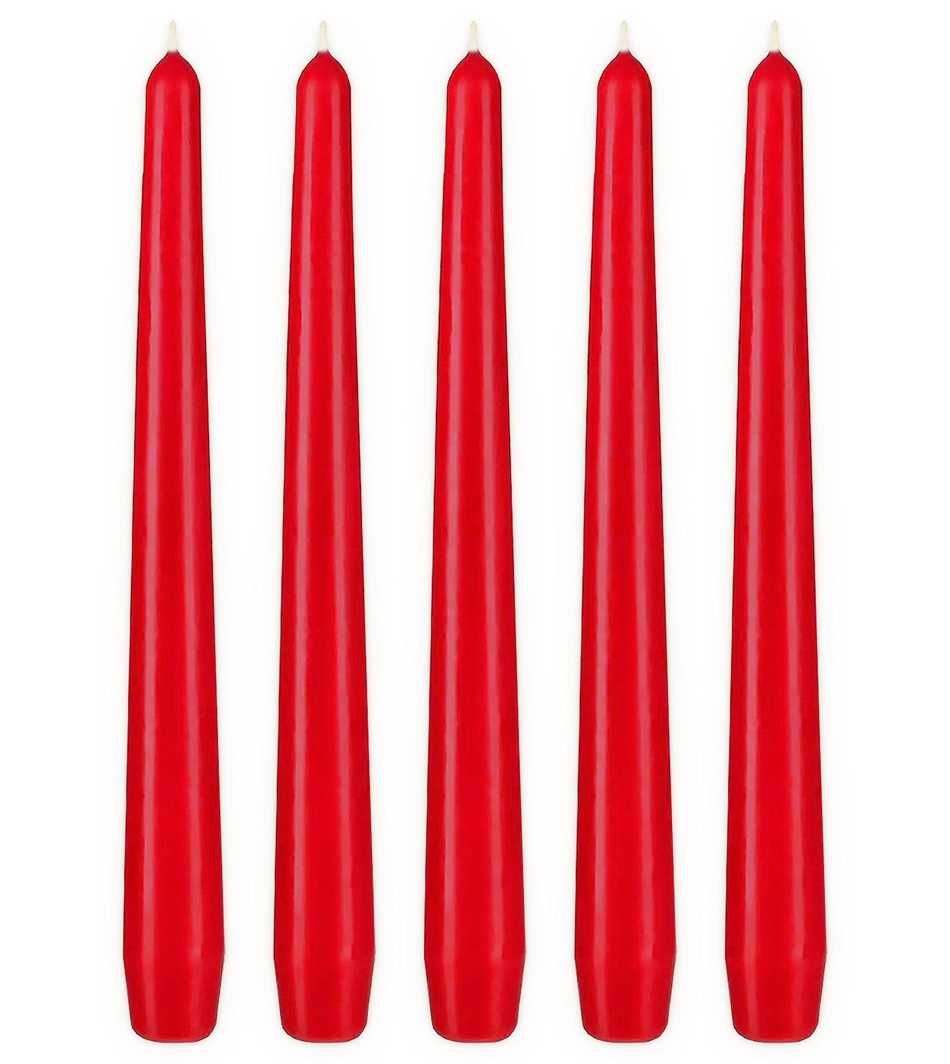 BRUBAKER Premium Spitzkerzen Lila - 50 Stück - bis zu 7,5 Stunden Brenndauer pro Kerze - 24 cm Tafelkerzen Set für Kerzenständer und Kronleuchter - Leuchterkerzen Halterkerzen