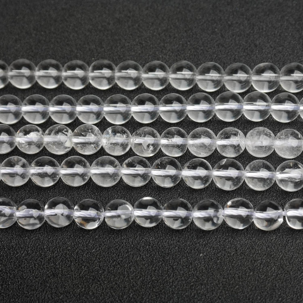 Natural Semi-Precious Stones Beads for Threading 38 cm String Round 4 6 8 10 12 mm