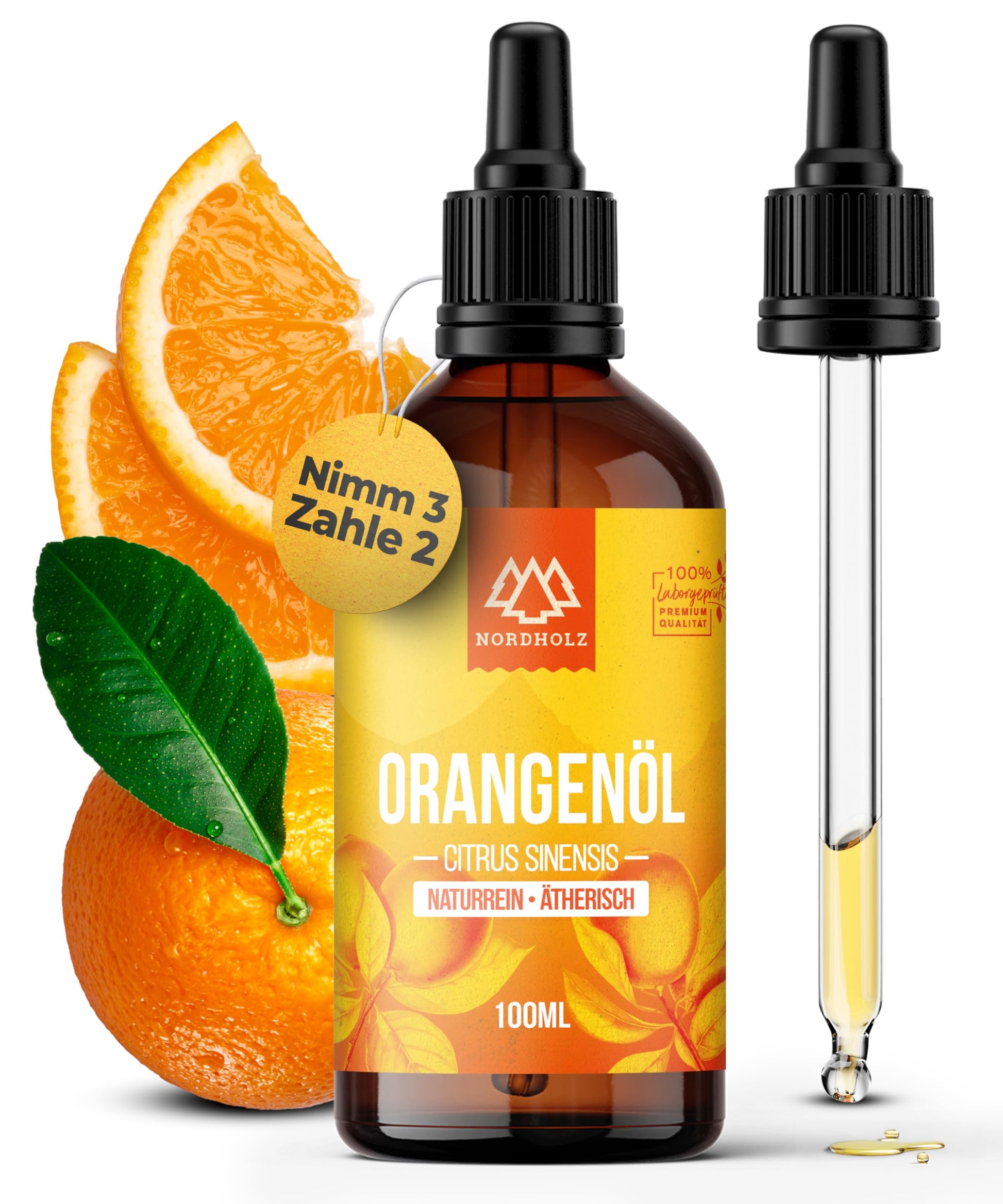 Mountain Pine Oil [100% Natural] - Pharmaceutical Quality Essential Oil from Steam Distillation - Vegan, Laboratory Tested - For Sauna, Diffuser & Aromatherapy