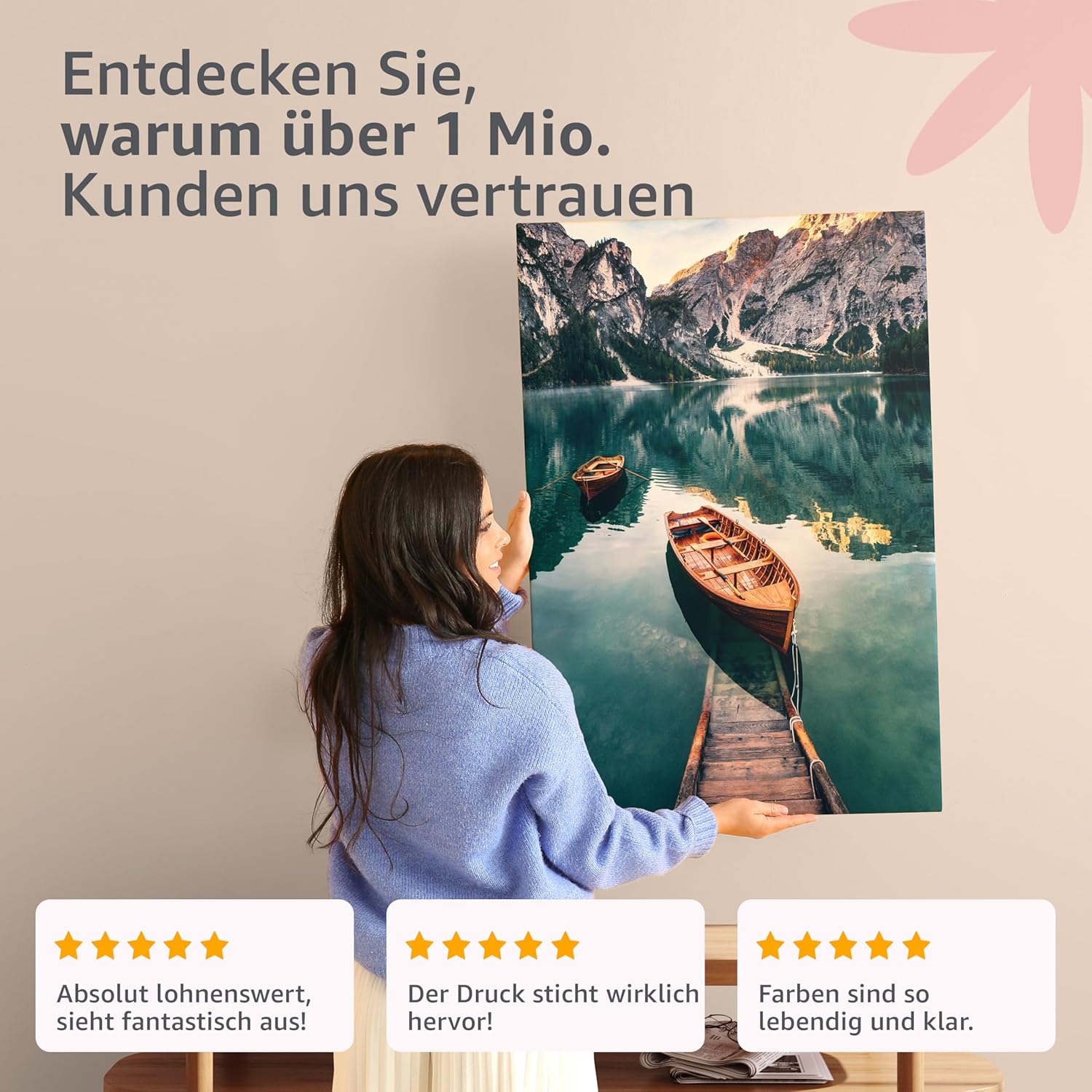 decomonkey Bilder Buddha 200x100 cm 5 Teilig Wandbild Groß Leinwandbild XXL Deko Wohnzimmer Schlafzimmer Wanddeko Pictures For Wall Poster Wall Painting Zen Orient