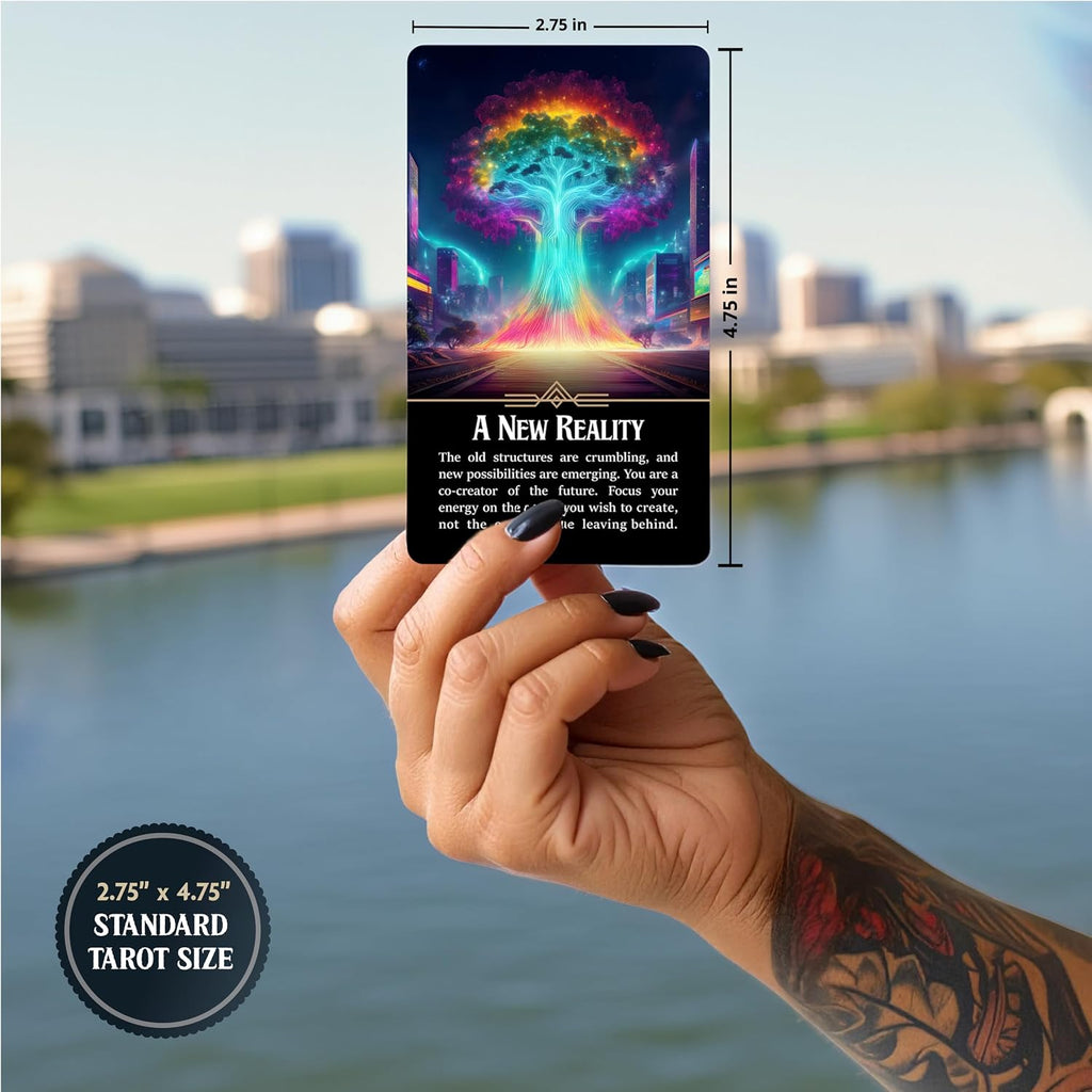 The Illuminati Oracle: A Tool for Discerning Truth in Conspiracy by A.J. Blackwood - 70 Card Divination Game to Decode Current Events, Expose Hidden Agendas & Manifest Higher Timelines