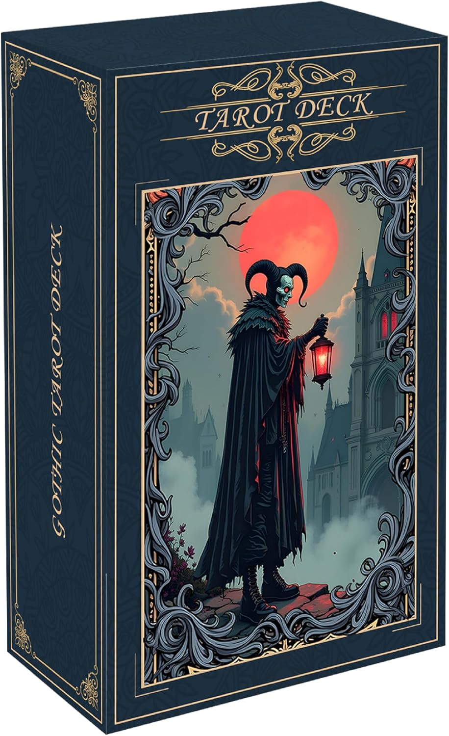 Gothic Tarot Deck, 78-Card Deck of Original Art - an intuitive Fortune-Telling and Spiritual Divination Tool for Both Beginners and Experts