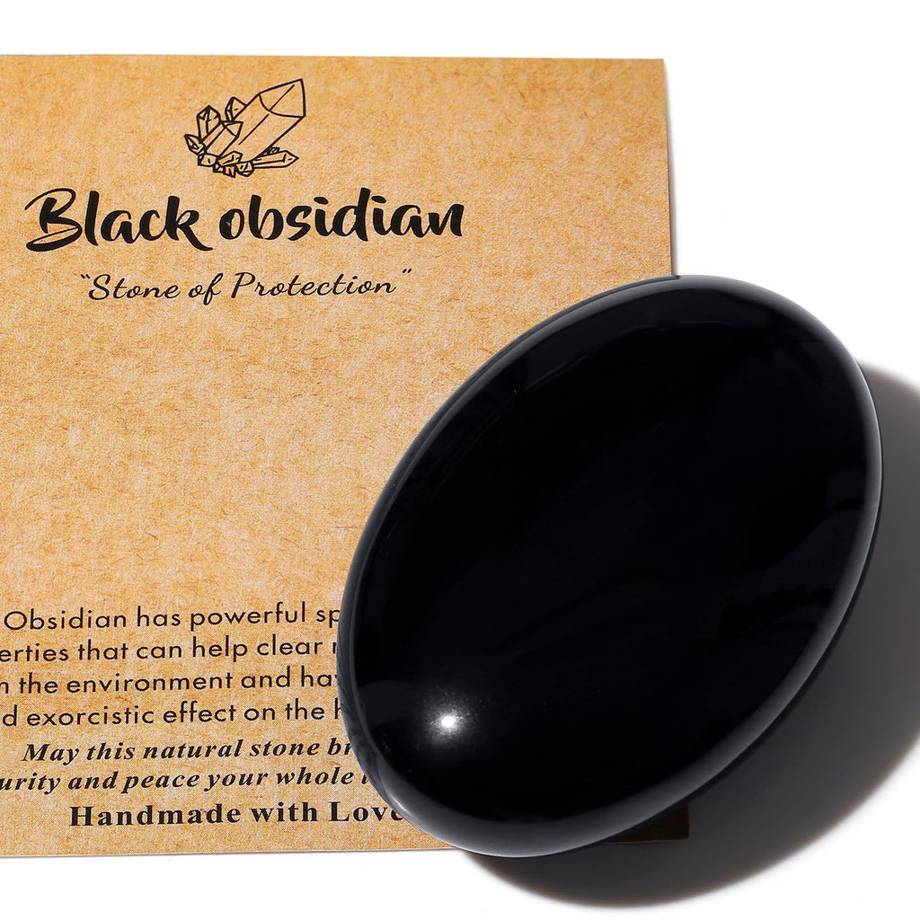 AWARDSEN 1 PCS 2.4" Amethyst Edelsteine Groß, Violett Kristall Oval Heilung Kristall für Reiki Heilung, Wiccan Lieferungen, Balancing Meditation Zubehör