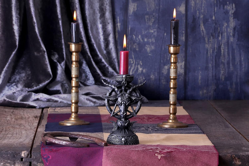 Nemesis Now Baphomet None Candle Holder Standard Polyresin Gifts, Gothic, Horror, Rockwear