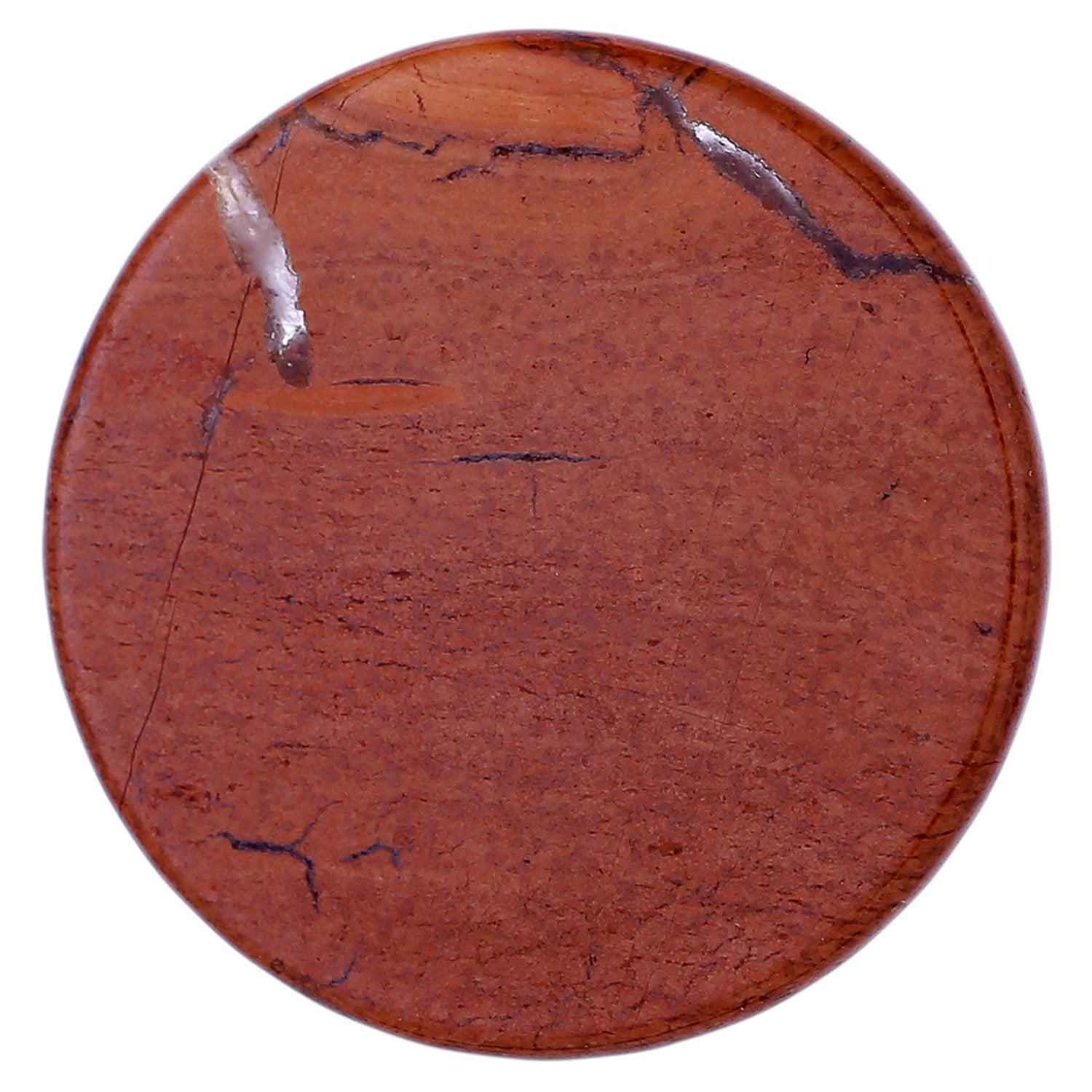 Morella Damen Coin 33 mm Edelstein Chakren Scheibe Halsketten-Anhänger
