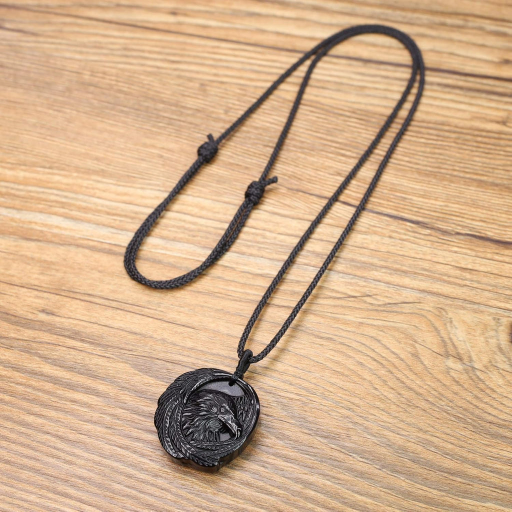 COAI Unisex Halskette mit Obsidian Anhänger