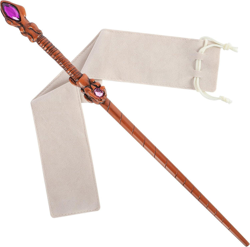 WinSence Magic Wizard Witch Sorcerer Witchcraft Wand for Collectible Magical Toy Wands (Gem)