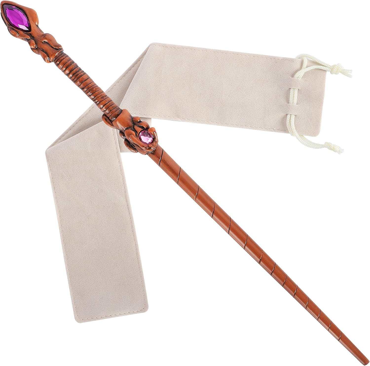 WinSence Magic Wizard Witch Sorcerer Witchcraft Wand for Collectible Magical Toy Wands (Gem)
