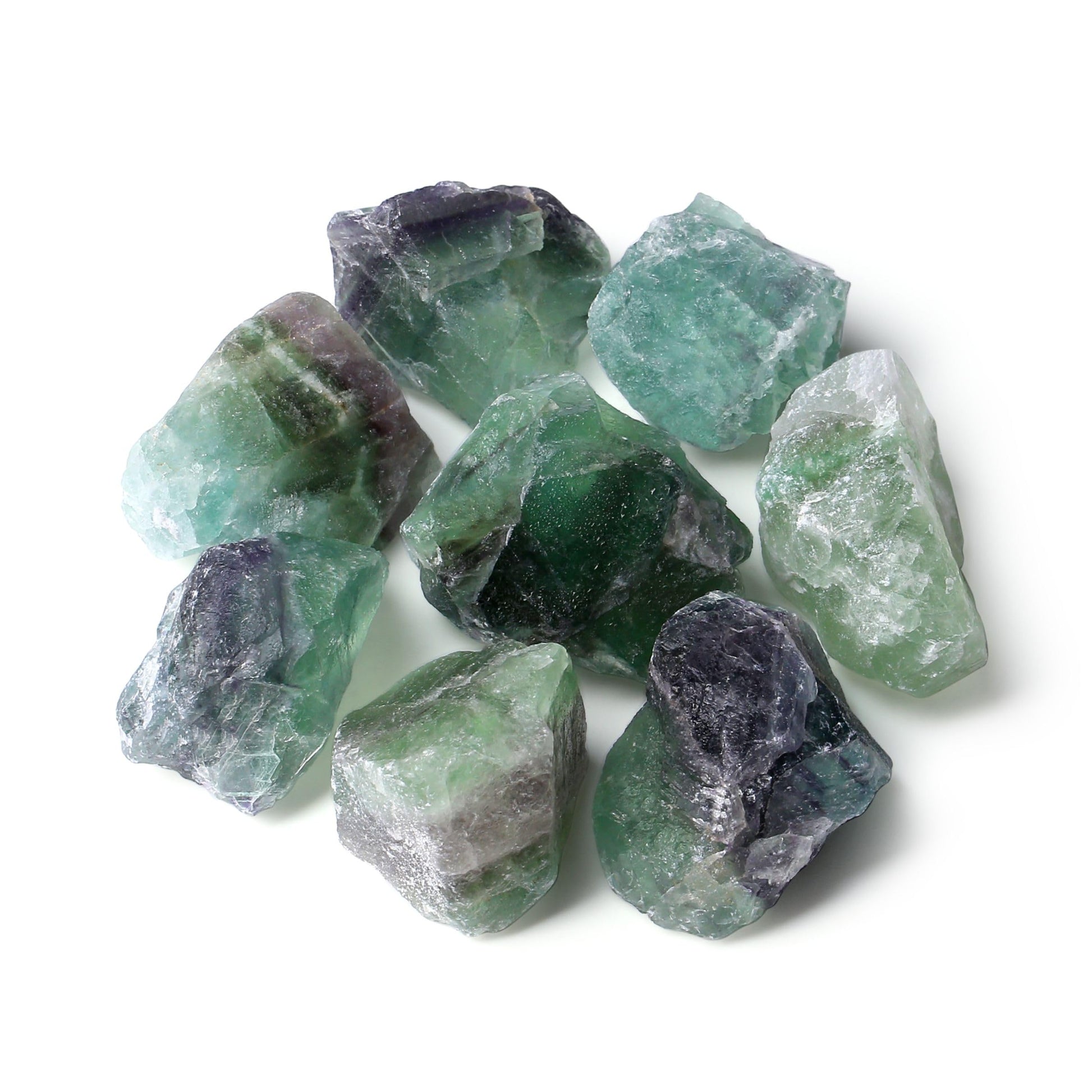 QINJIEJIE 100% Großes Amethyst Rohsteine Premium Wassersteine Kristalle Steine 4 Stück Natursteine Heilsteine set 4.5–5 cm