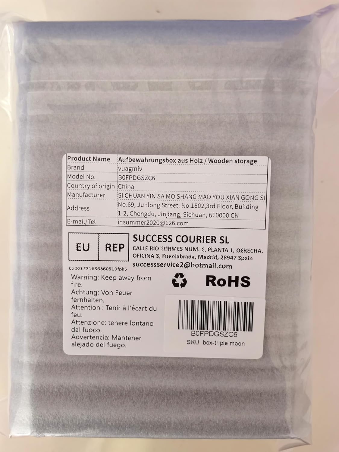 Triple Moon Goddess Pentagram Engraved Wooden Chest with Velvet Lining Wiccan Accessories and Tool Storage Keepsake Jewelry Organizer