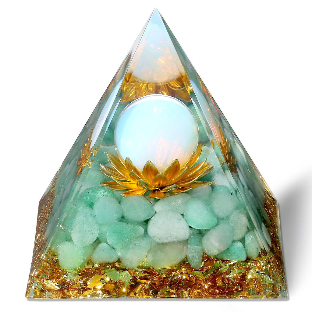 Orgonit Pyramide Amethyst Edelsteine Lotus Pyramiden Positive Energie Kristalle Heilsteine Bringt Glück Pyramide Weihnachten Spirituelle Geschenke Weihnachtsgeschenk