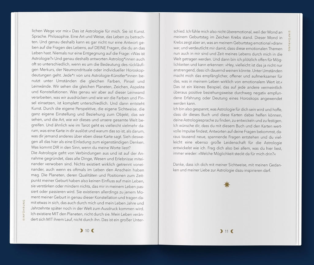 Astrologiekarten: Astrologiekarten mit Buch, Set für Anfänger: ausführliche Beschreibungen zu Fragen, Karten und Legetechniken