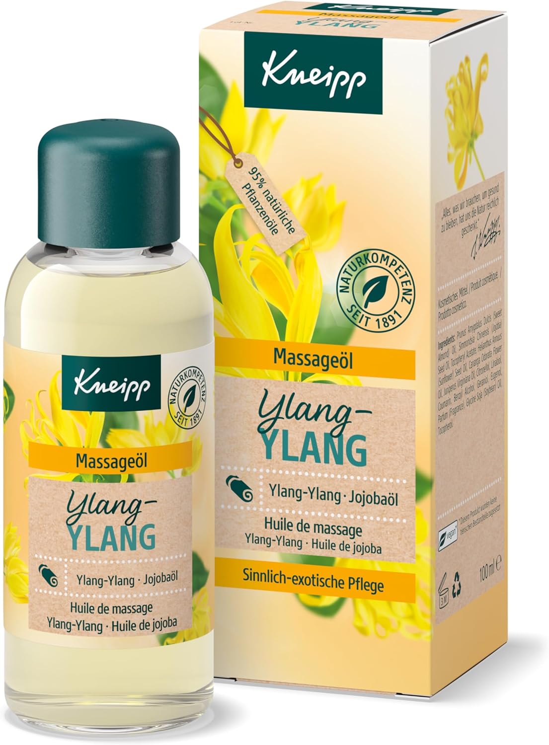 Kneipp Pflegendes Massageöl Ylang-Ylang, 100 ml (1er Pack)