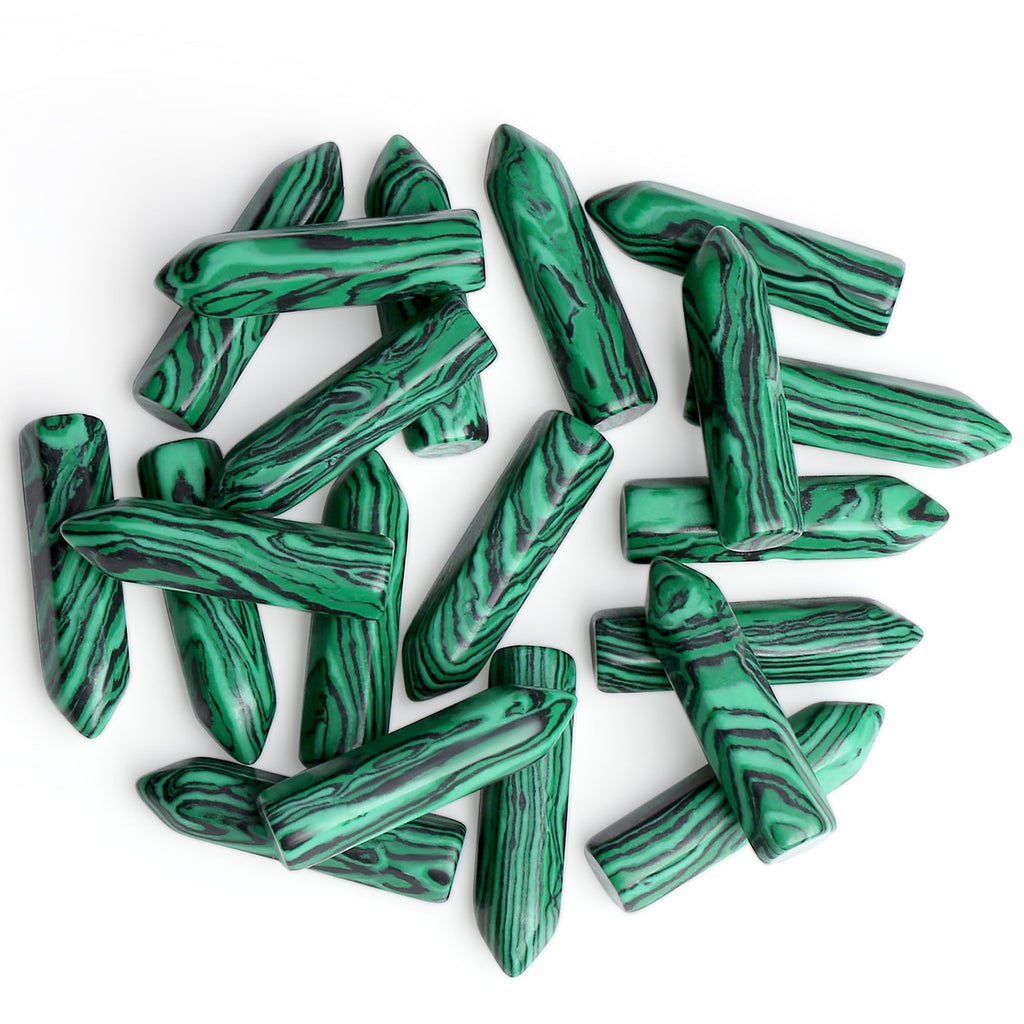 10pcs Gelber Aventurin Heilkristalle Stein Stab Edelsteine Sets Sechseckige Kristall Säule Bulk Hexagonal Punkt Turm Reiki Meditation Spirituelle Chakra Schutz Energieausgleich