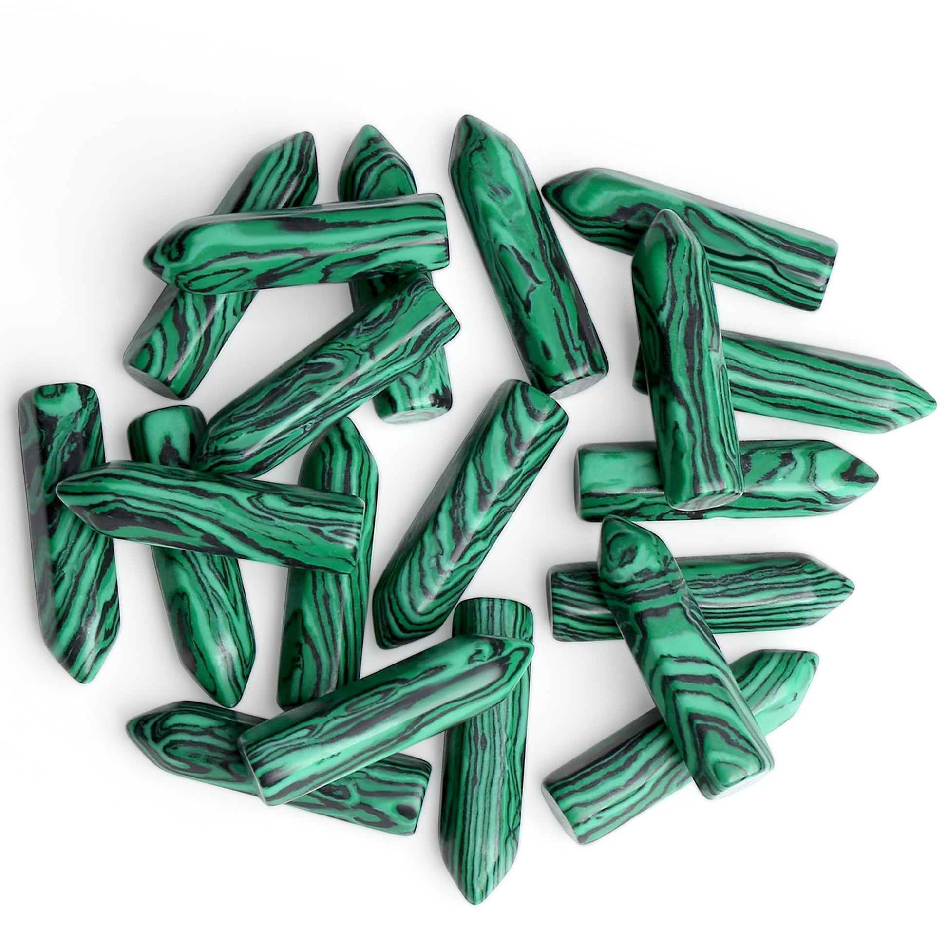 10pcs Gelber Aventurin Heilkristalle Stein Stab Edelsteine Sets Sechseckige Kristall Säule Bulk Hexagonal Punkt Turm Reiki Meditation Spirituelle Chakra Schutz Energieausgleich