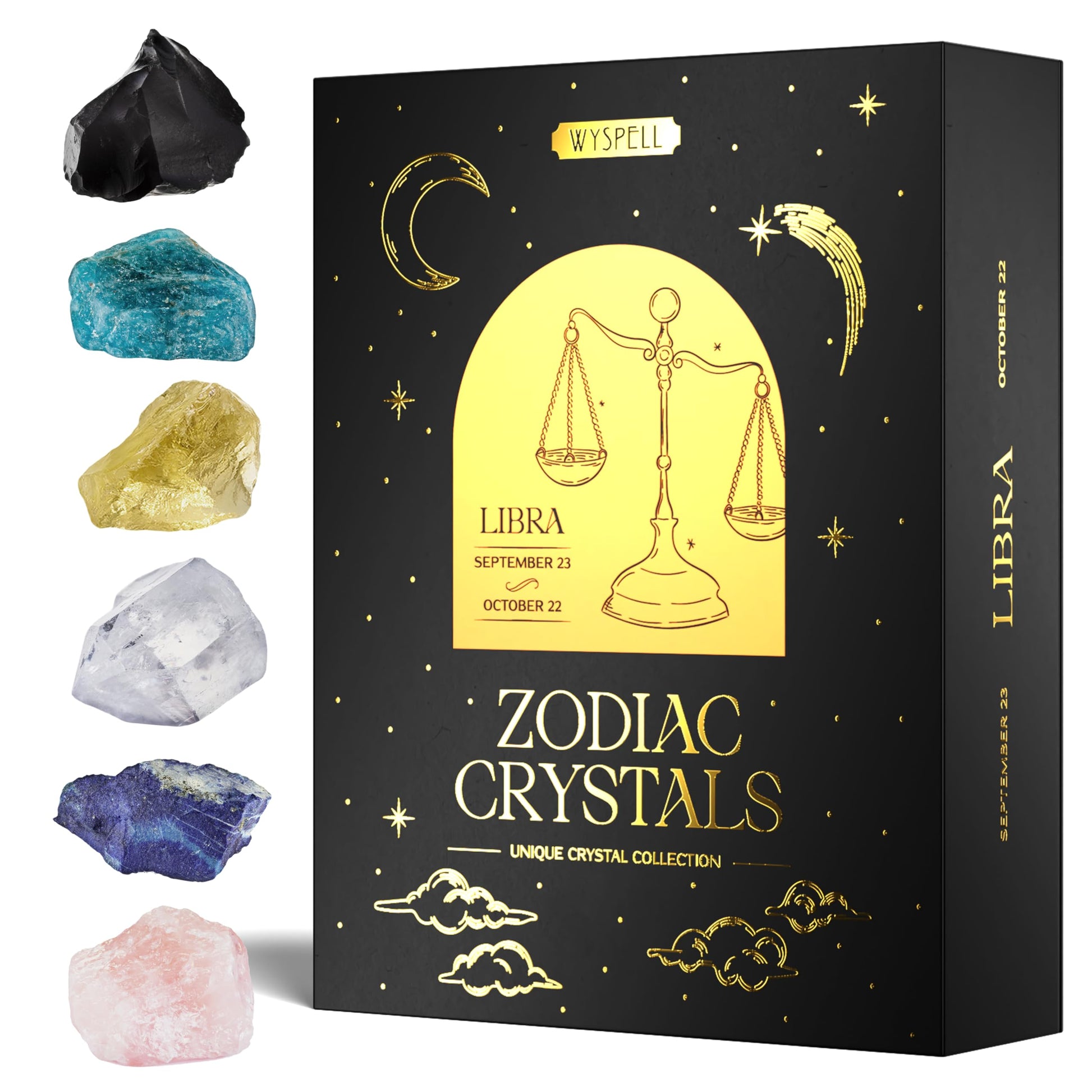 Bulk Crystals and Healing Stones 50 PCS - Real Mini Crystals for Spell Jars | Natural Crystals & Selenite Stick - Healing Crystal Set for Witchcraft Supplies - Beginners Set - Perfect Spiritual Gift