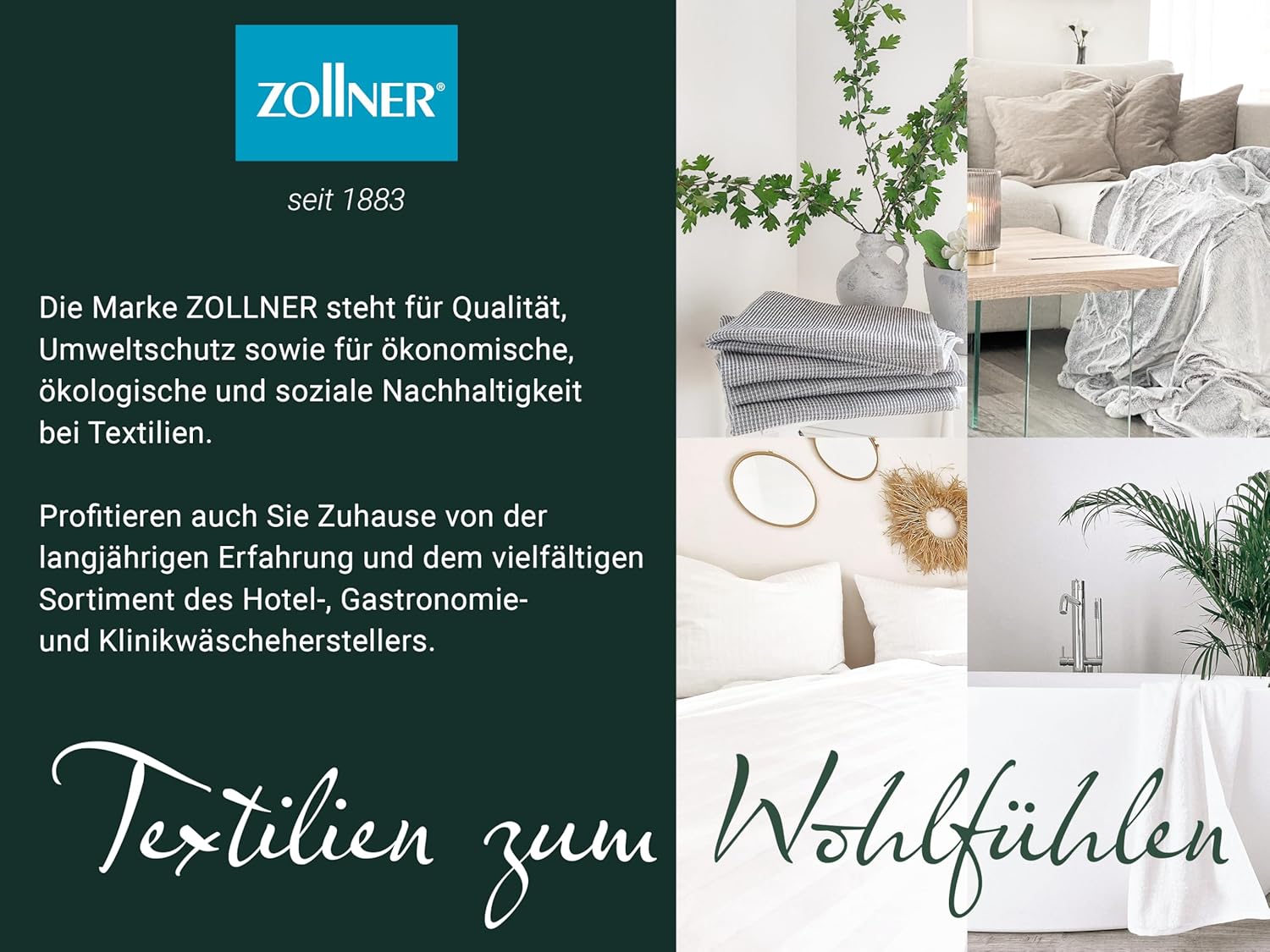 ZOLLNER Set of 10 Flannels in 30 x 30 cm – Durable Hand Towels in Beige – with Practical Hanger – Timeless Waffle Pattern – Washable up to 95 °C – Cotton – Hotel Quality